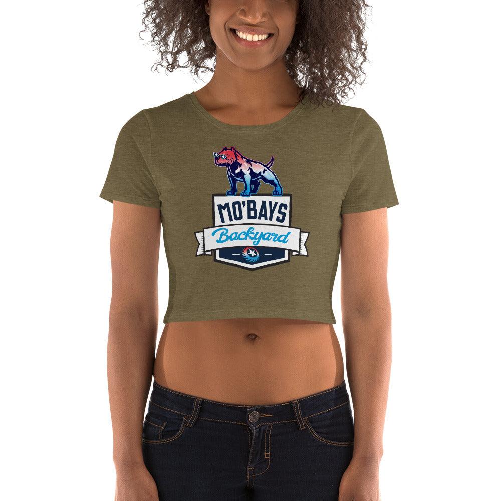 Banner Women’s Crop Tee - Mo'Bays Backyard