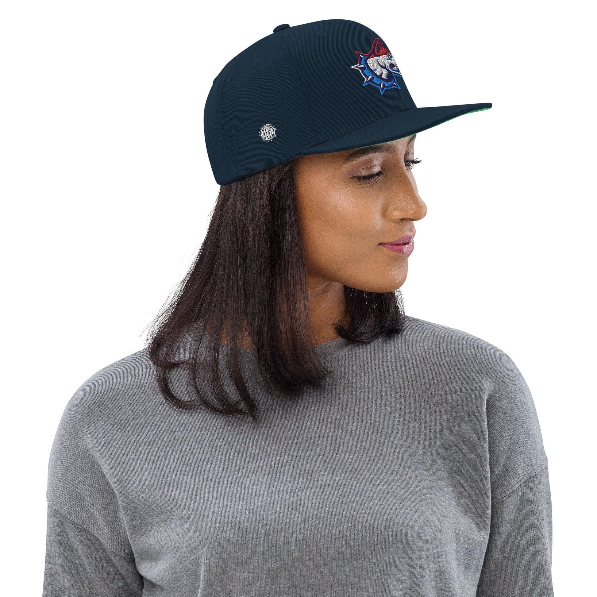 Collar Snapback Hat (Dark Color) - Mo'Bays Backyard