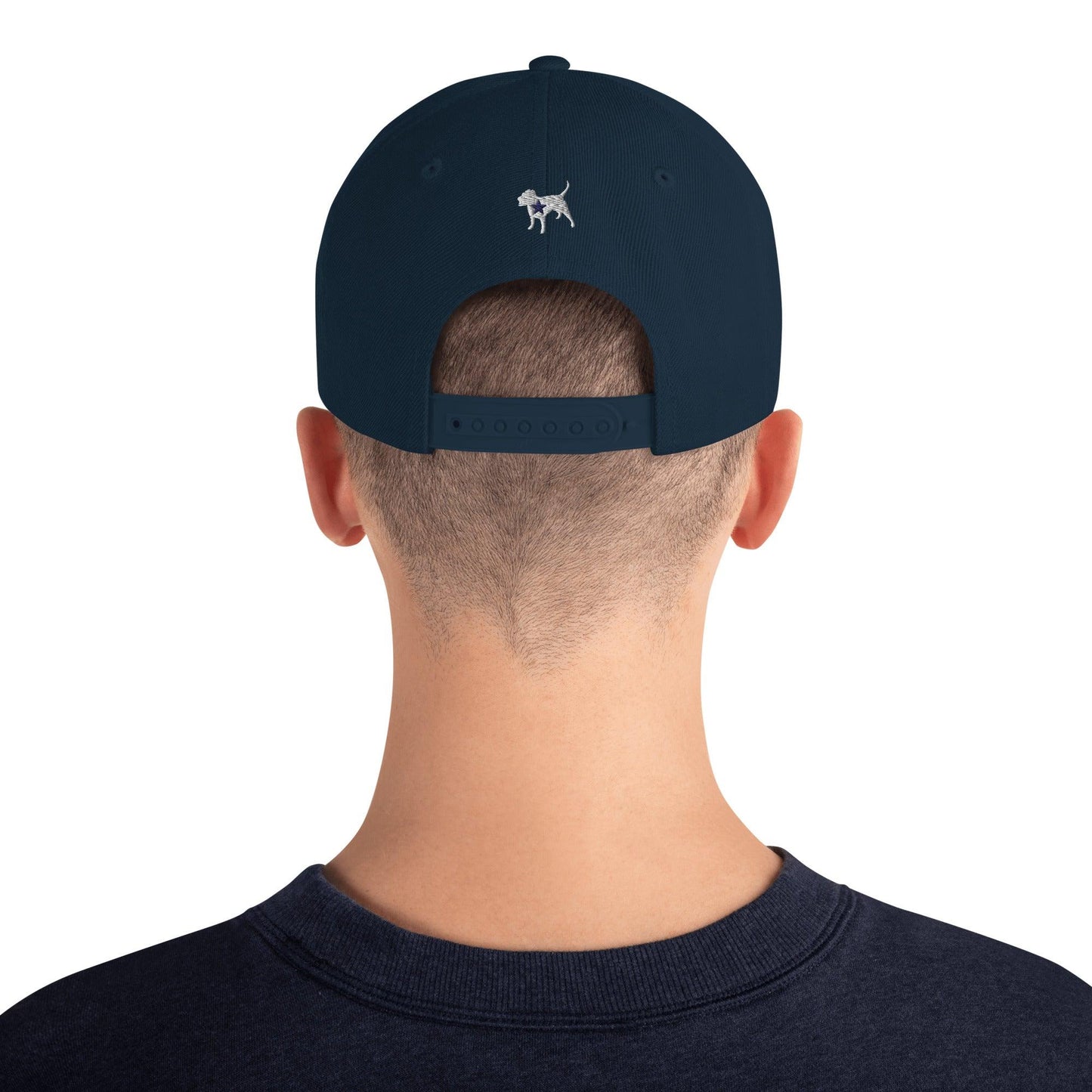 Collar Snapback Hat (Dark Color) - Mo'Bays Backyard