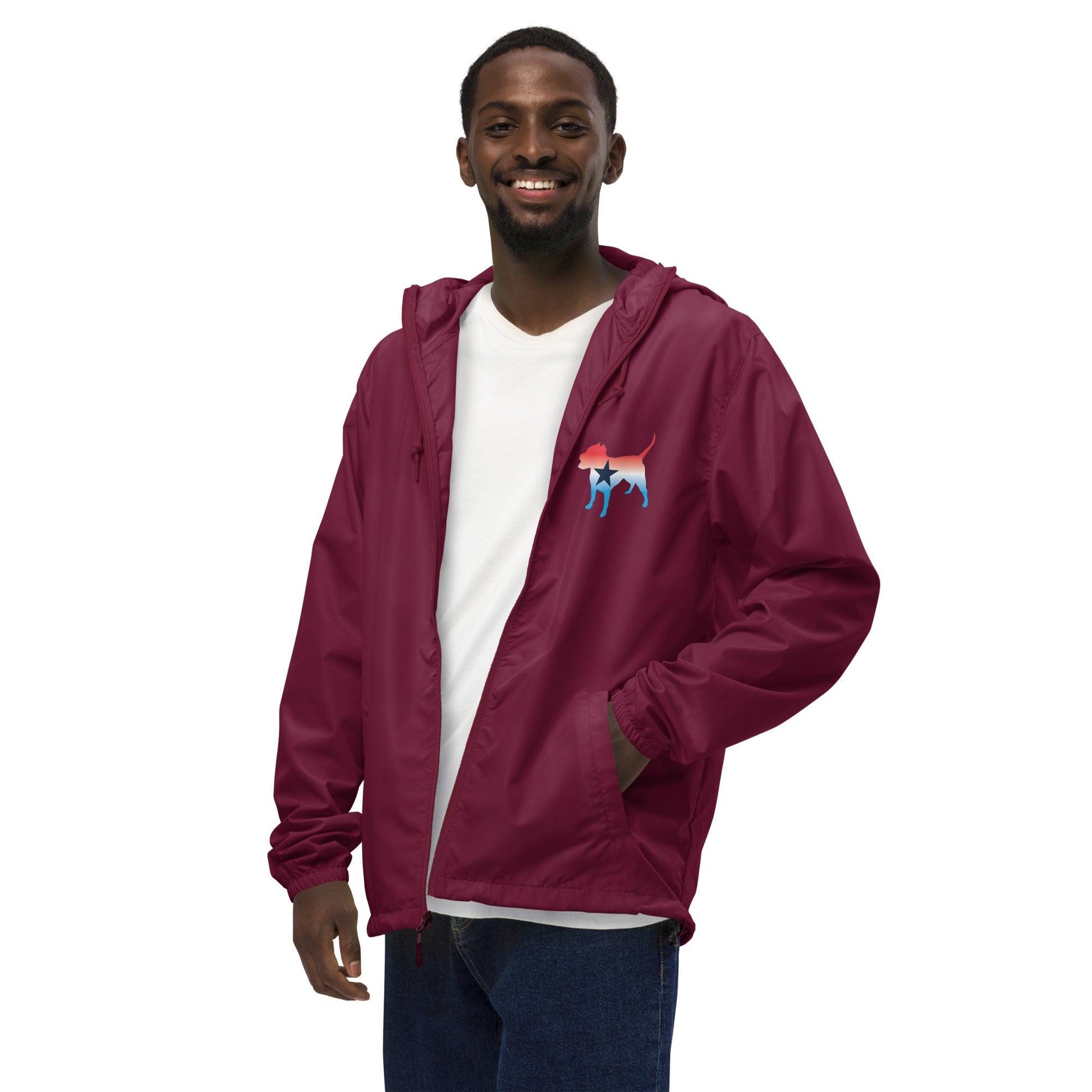 Collar Unisex Lightweight Zip-Up Windbreaker Jacket - Mo'Bays Backyard