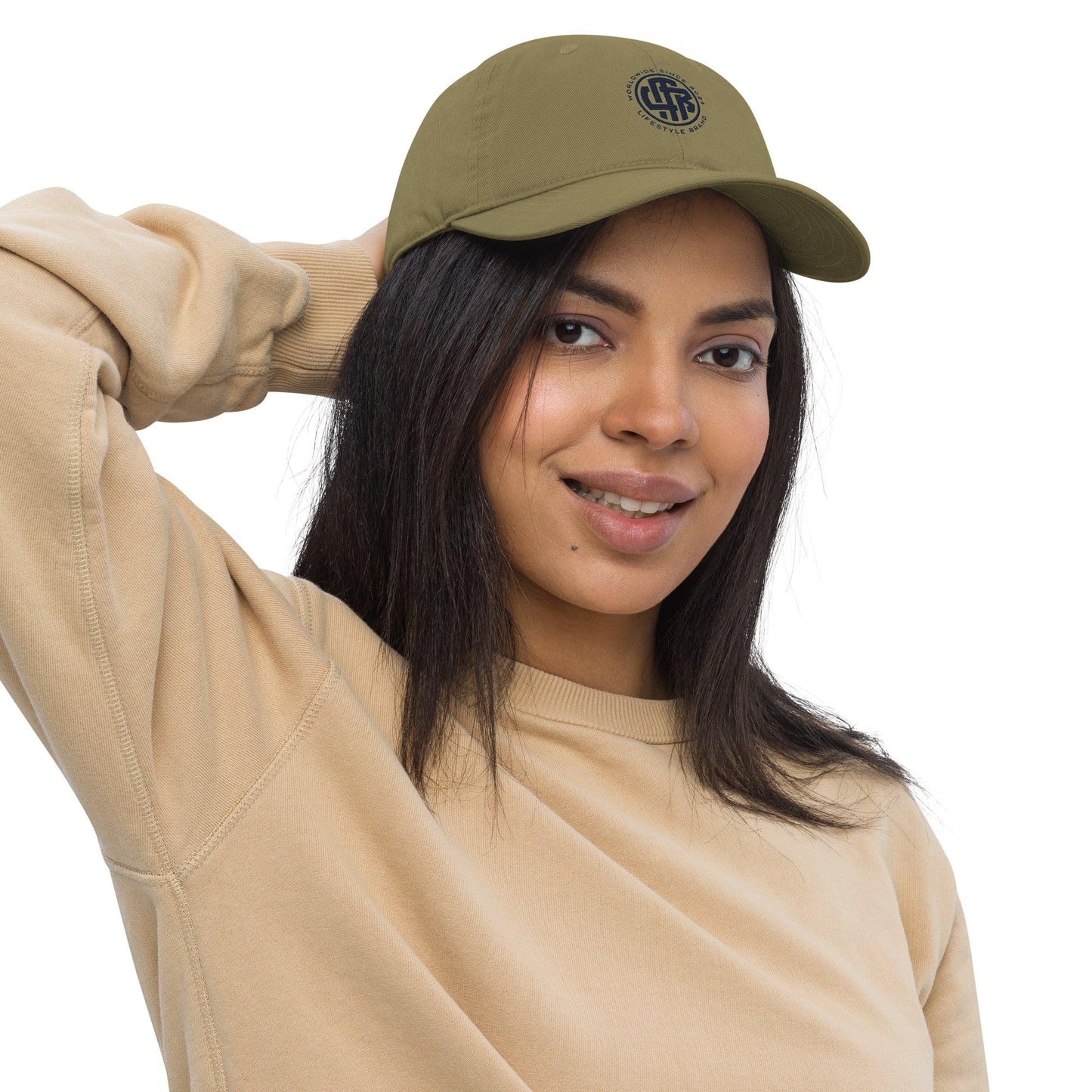 Emblem Organic Dad Hat (Light Color) - Mo'Bays Backyard