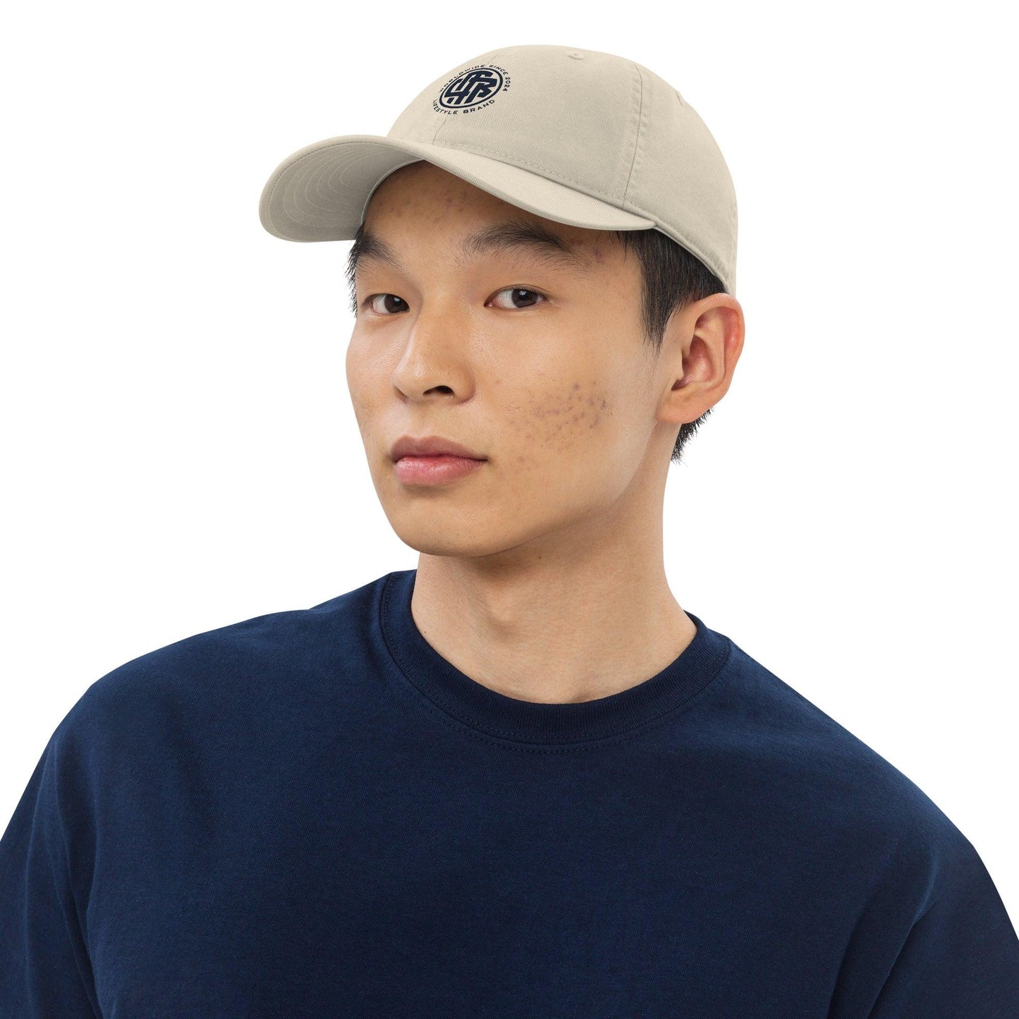 Emblem Organic Dad Hat (Light Color) - Mo'Bays Backyard