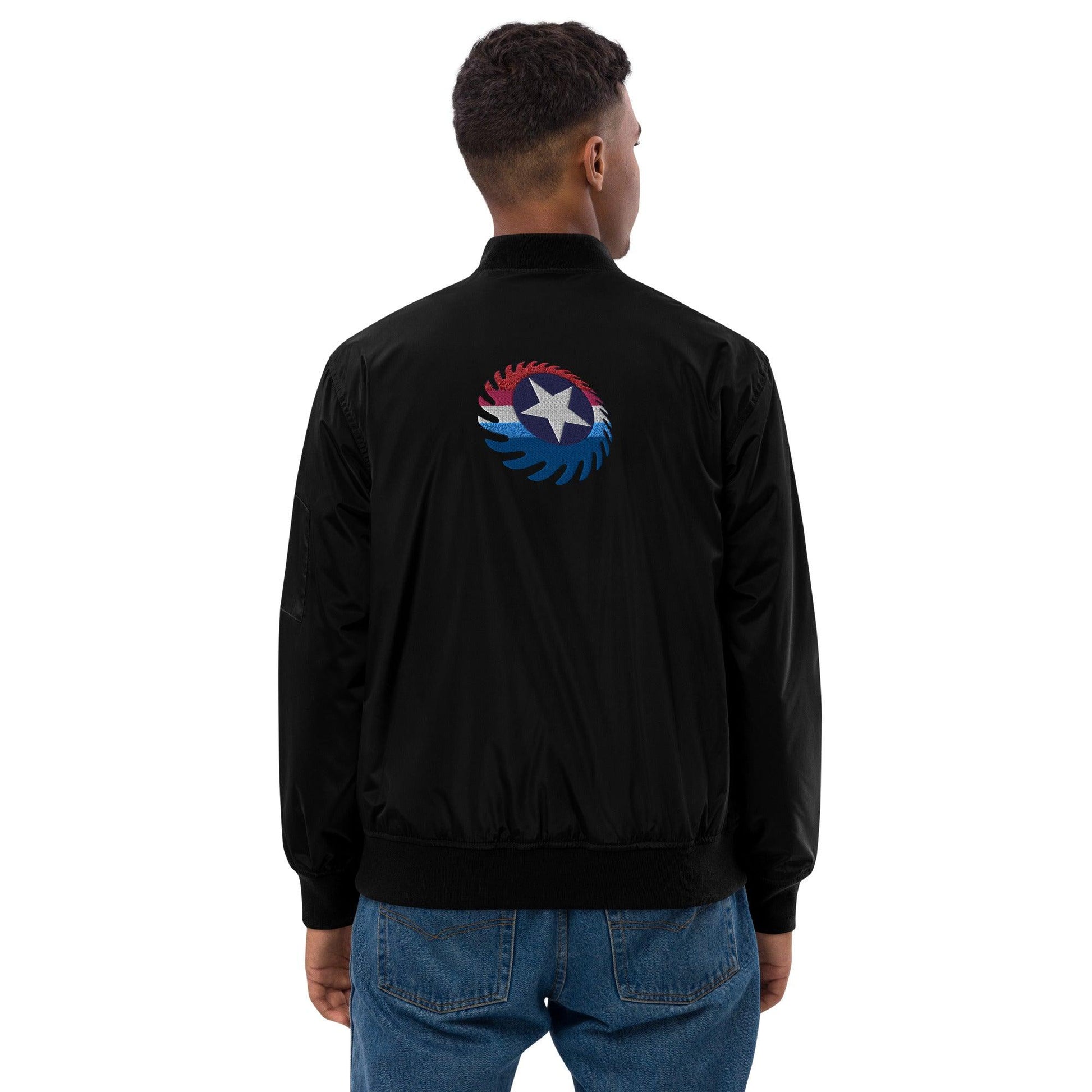 Fireball Premium Recycled Bomber Jacket - Mo'Bays Backyard