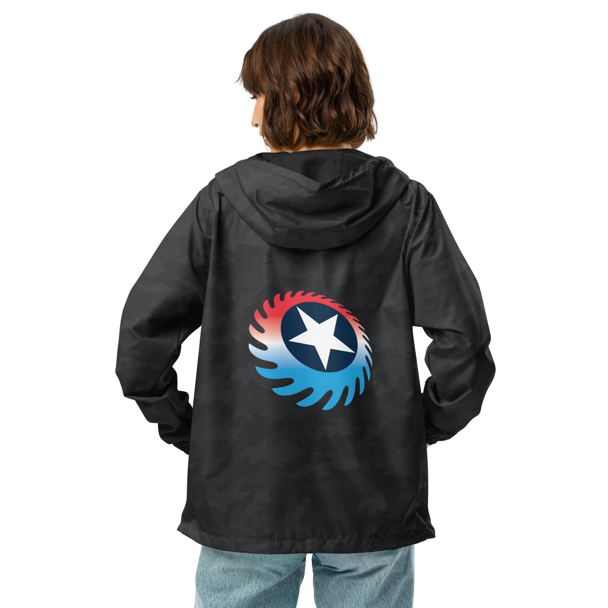 Fireball Unisex Lightweight Zip-Up Windbreaker Jacket - Mo'Bays Backyard