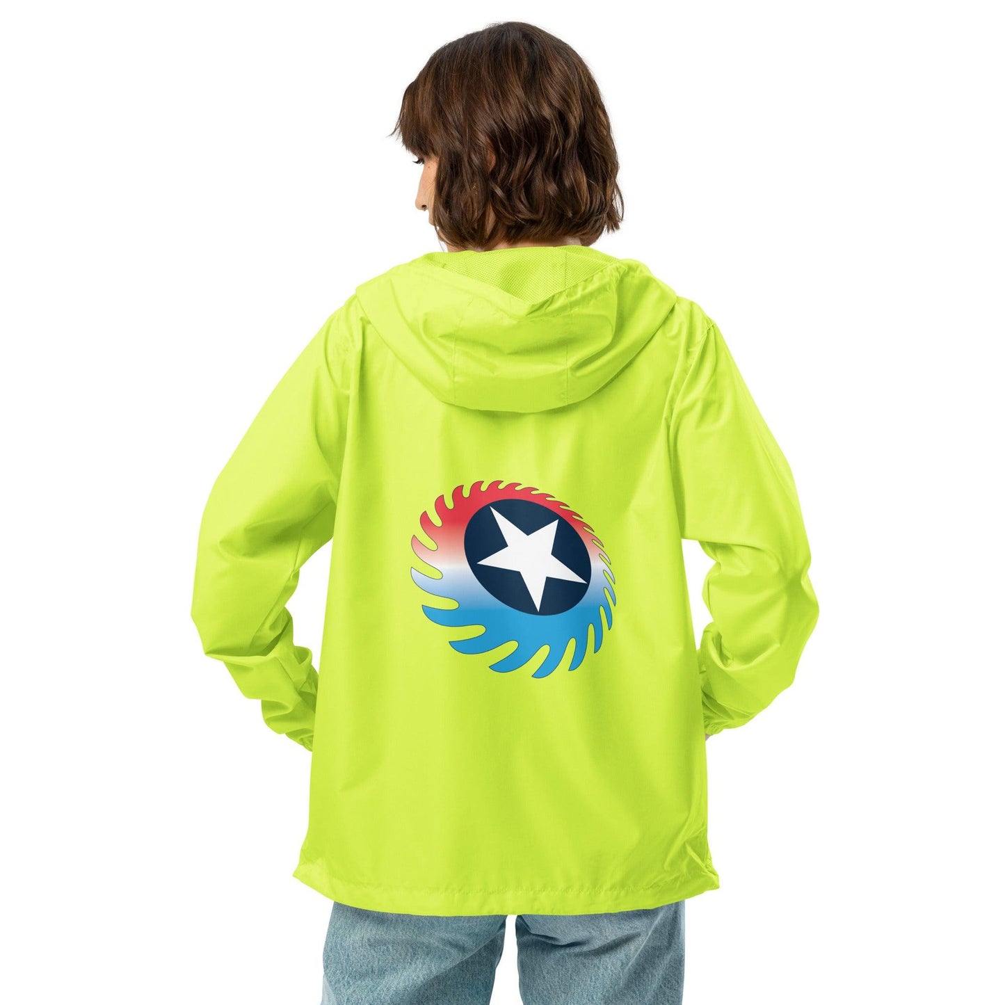 Fireball Unisex Lightweight Zip-Up Windbreaker Jacket - Mo'Bays Backyard