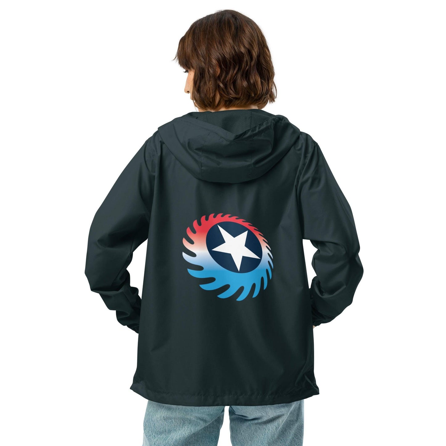 Fireball Unisex Lightweight Zip-Up Windbreaker Jacket - Mo'Bays Backyard