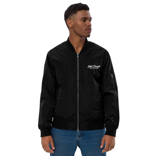 Flaming Premium Recycled Bomber Jacket - Mo'Bays Backyard