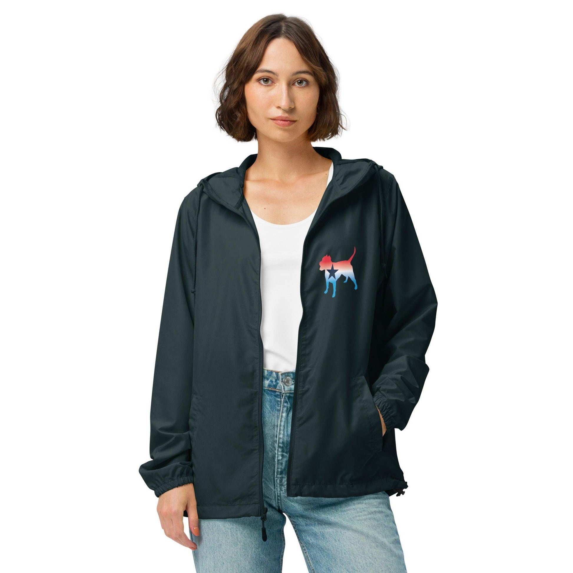 Flaming Unisex Lightweight Zip-Up Windbreaker Jacket - Mo'Bays Backyard