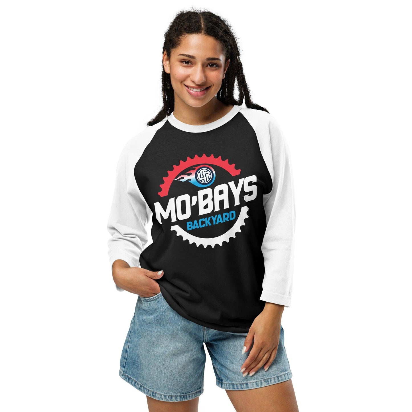 Gear Two 3/4 Sleeve Raglan Shirt (Dark Color) - Mo'Bays Backyard