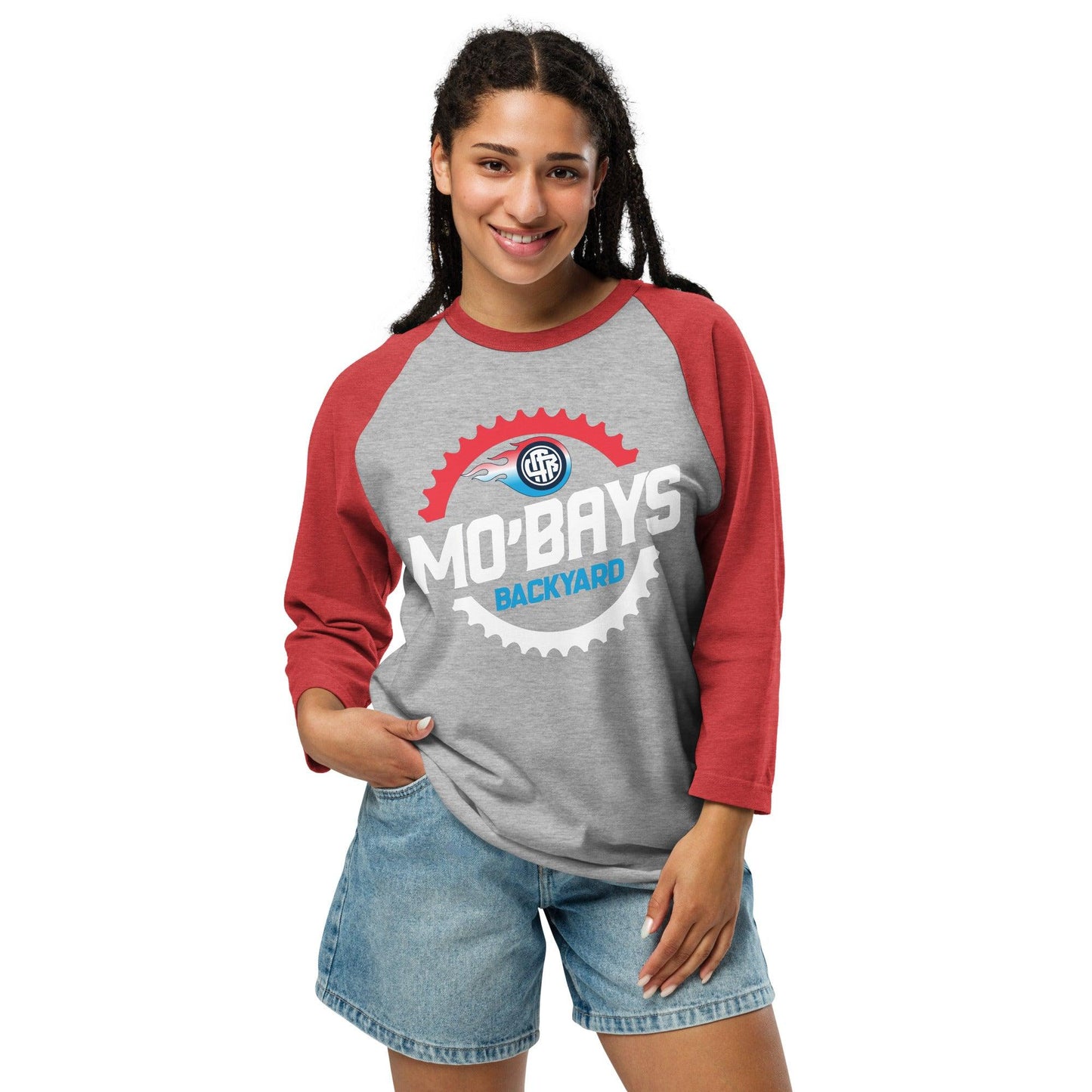 Gear Two 3/4 Sleeve Raglan Shirt (Dark Color) - Mo'Bays Backyard