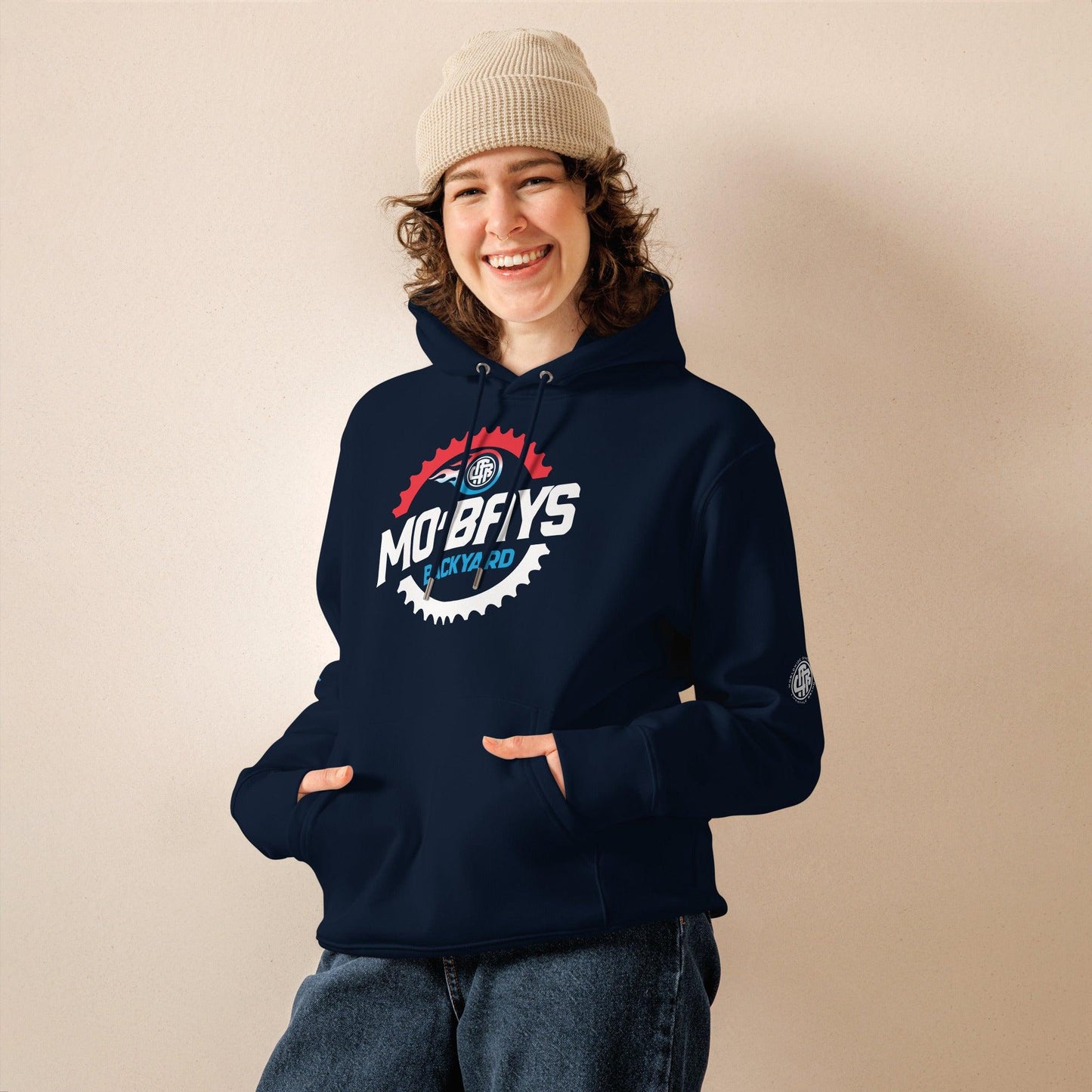 Gear Two Unisex Organic Hoodie (Dark Color) - Mo'Bays Backyard