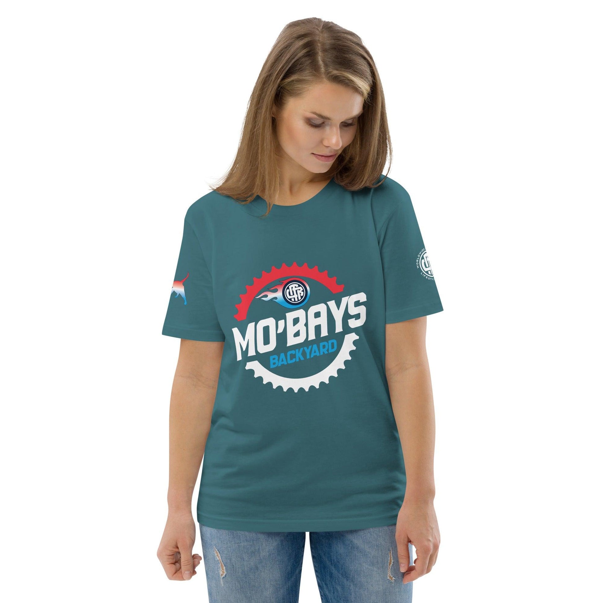 Gear Two Unisex Organic Tee (Dark Color) - Mo'Bays Backyard