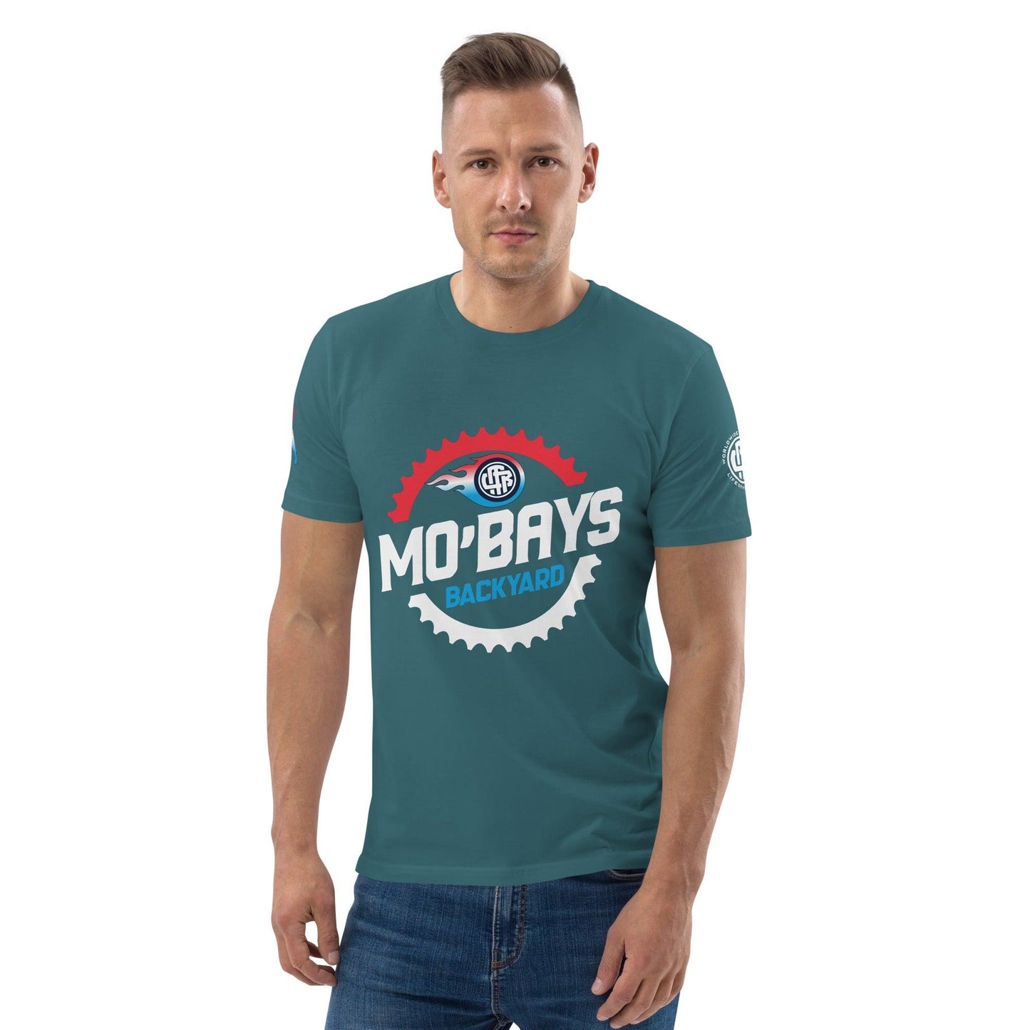 Gear Two Unisex Organic Tee (Dark Color) - Mo'Bays Backyard