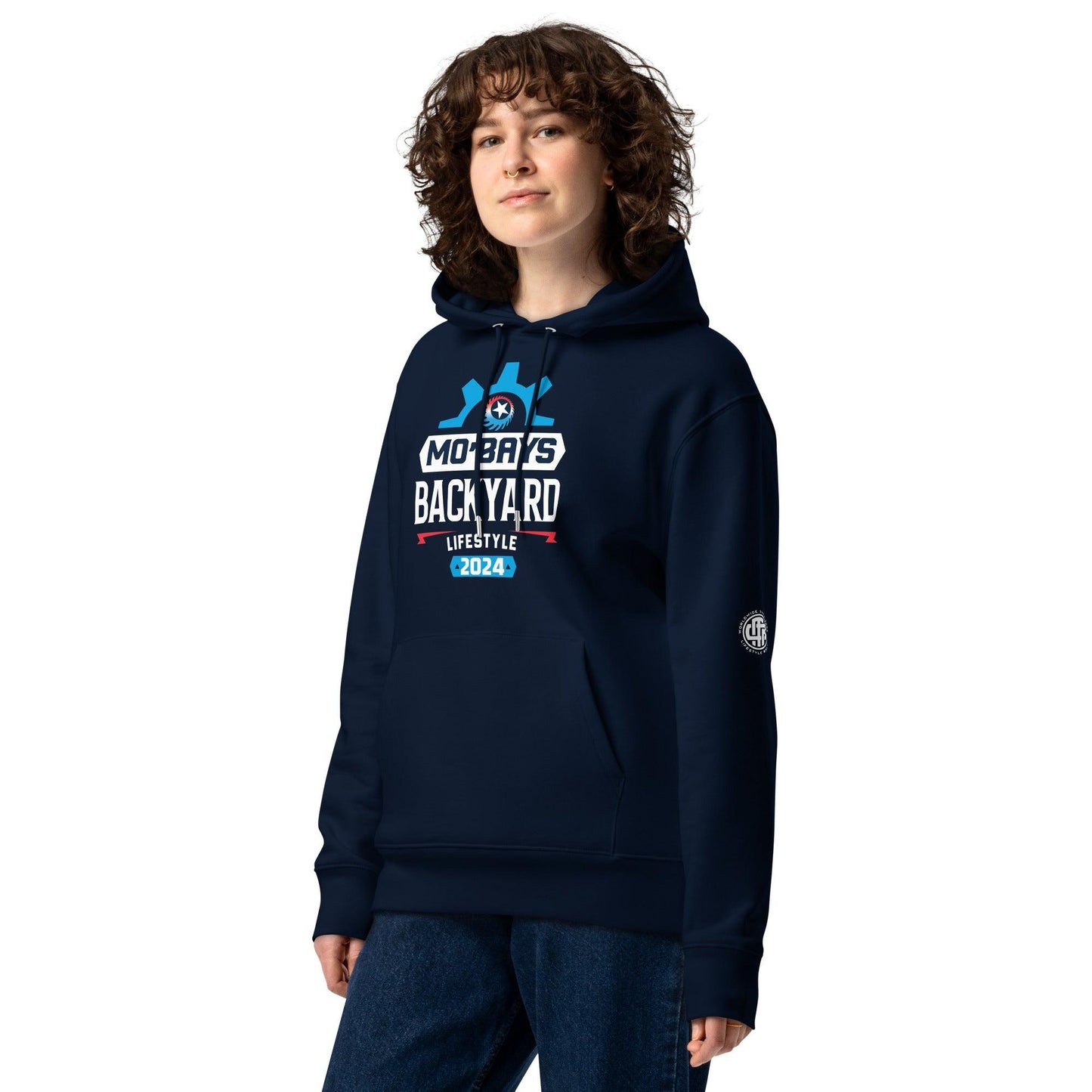 Gears Unisex Organic Hoodie (Dark Color) - Mo'Bays Backyard