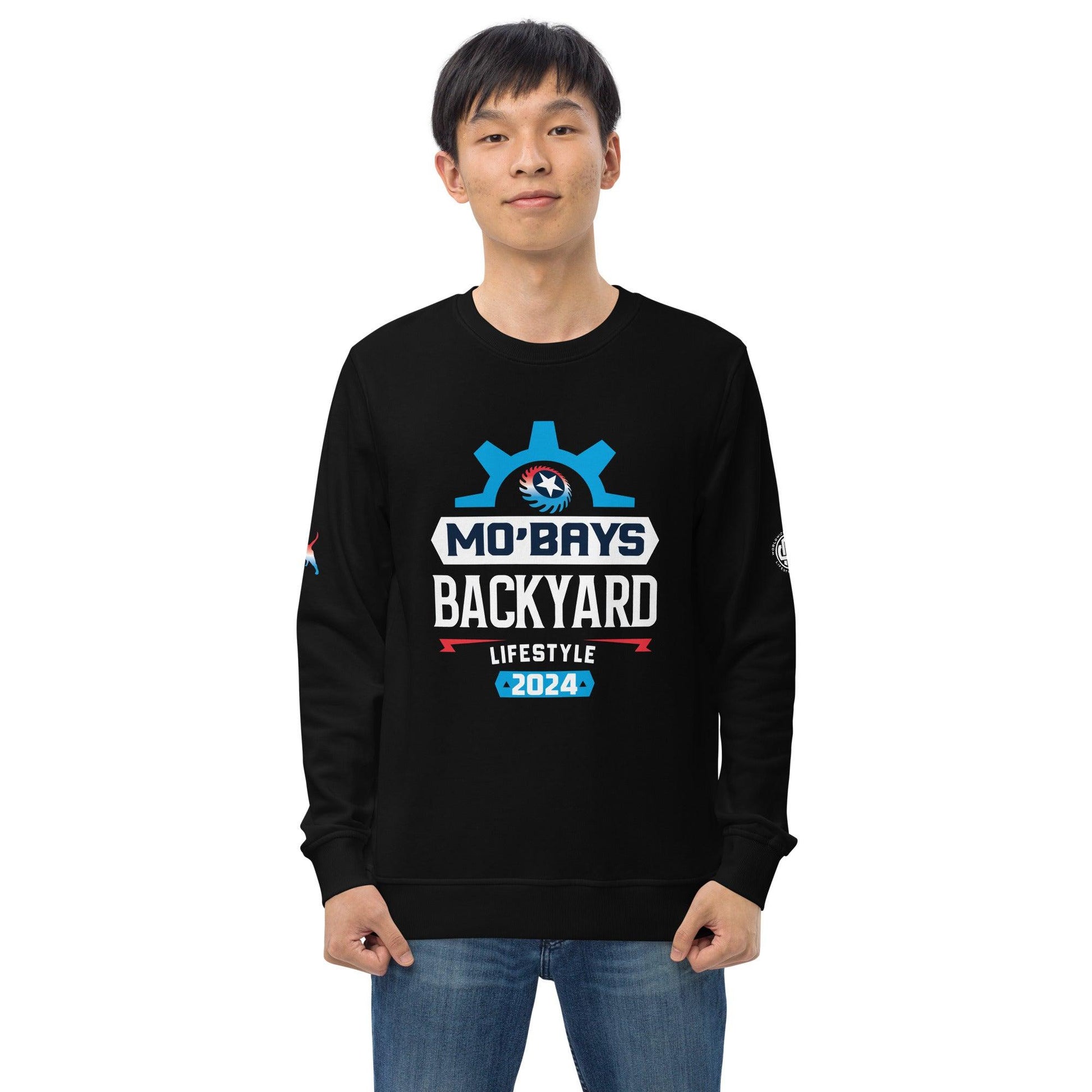 Gears Unisex Organic Sweatshirt (Dark Color) - Mo'Bays Backyard