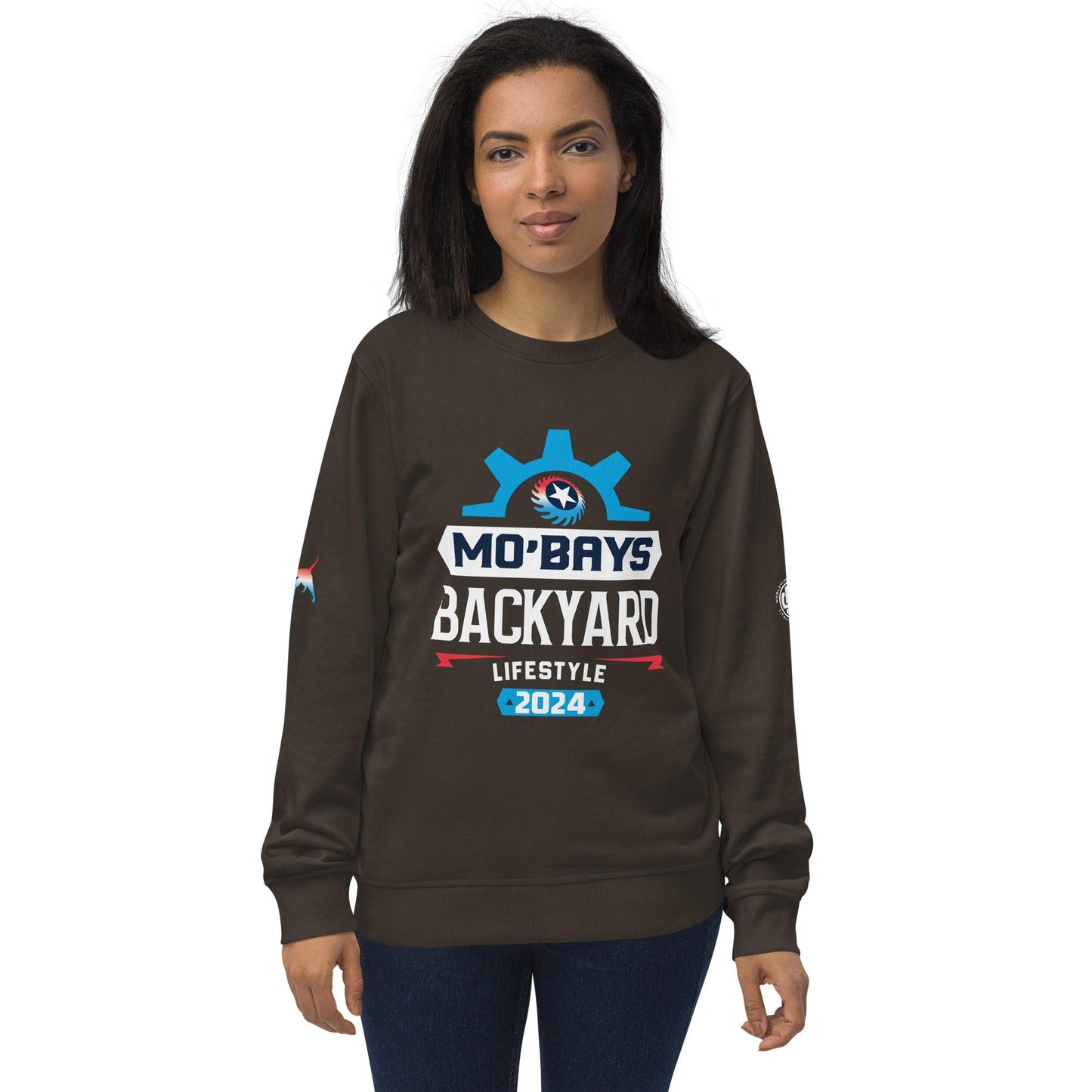 Gears Unisex Organic Sweatshirt (Dark Color) - Mo'Bays Backyard