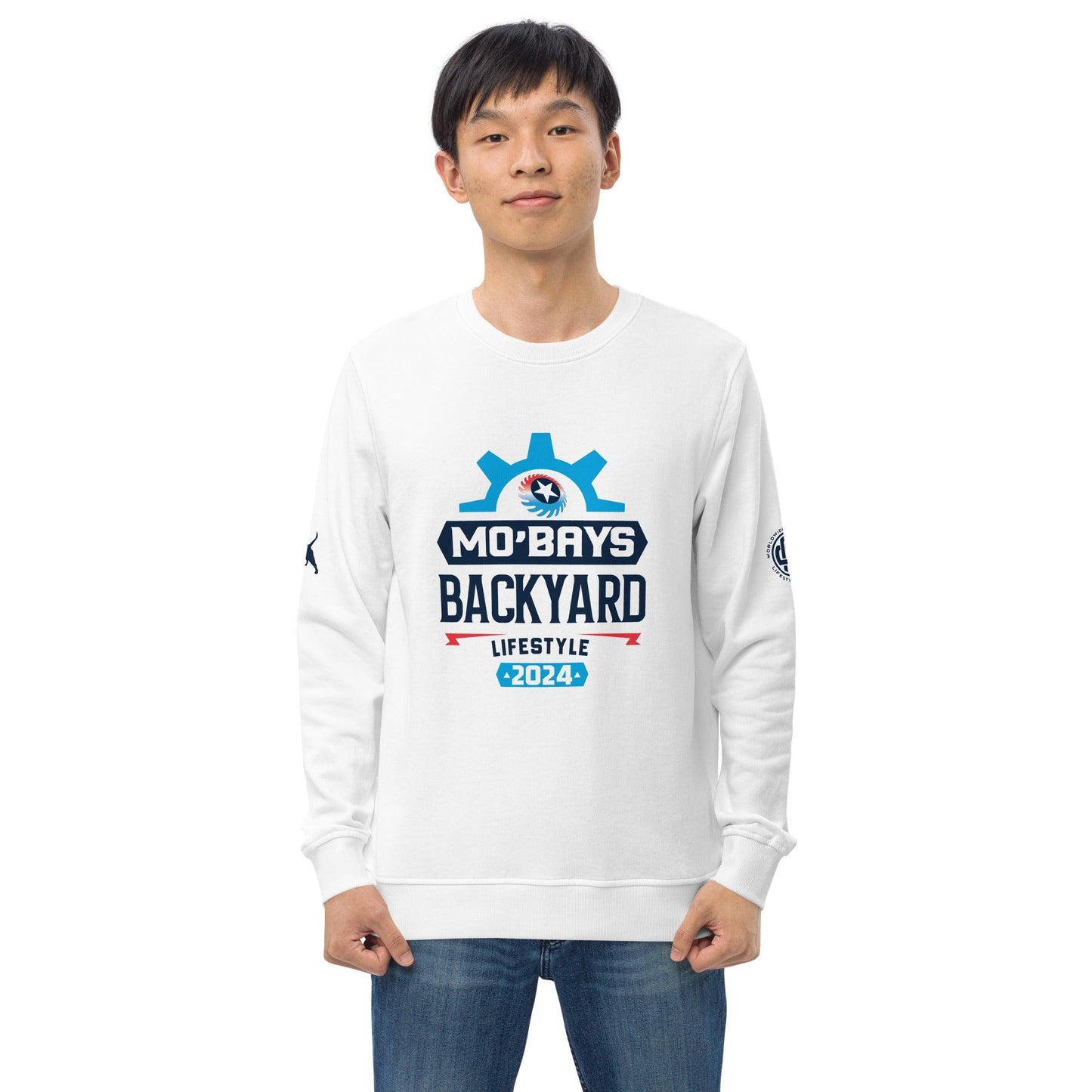 Gears Unisex Organic Sweatshirt (Light Color) - Mo'Bays Backyard