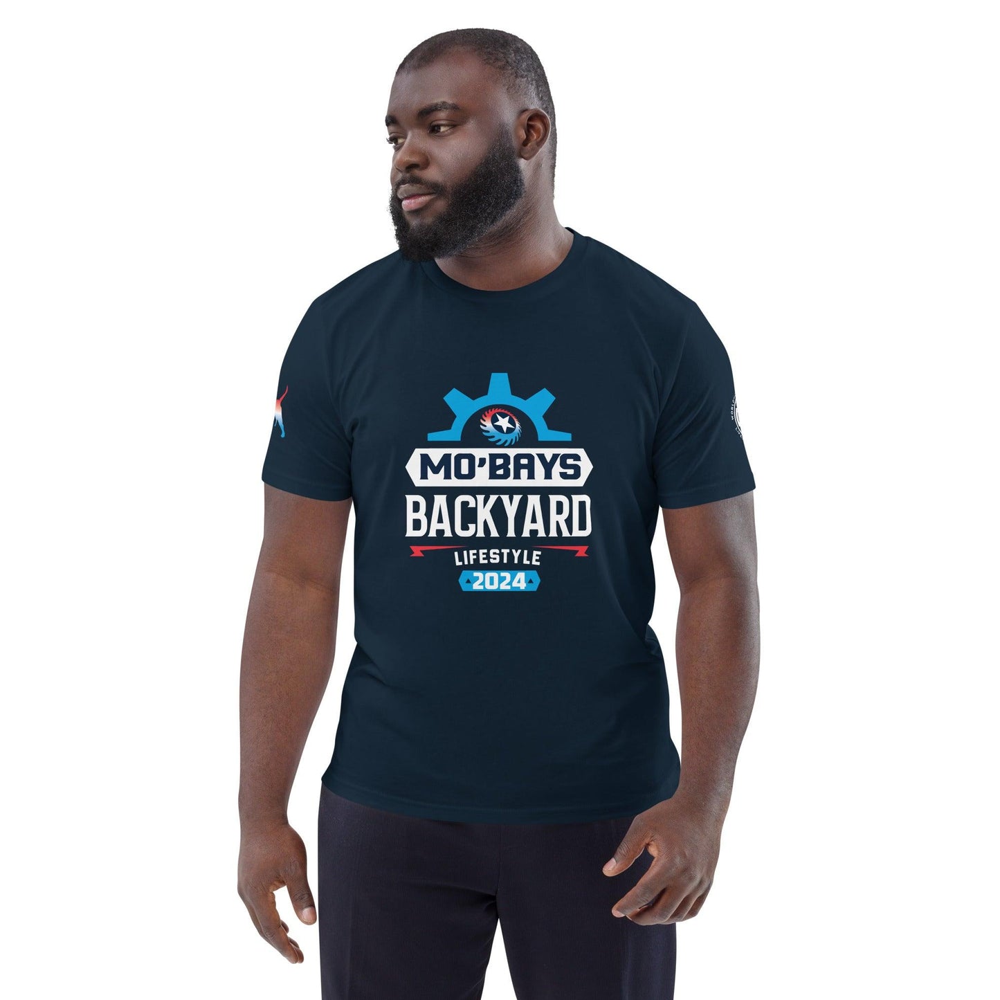 Gears Unisex Organic Tee (Dark Color) - Mo'Bays Backyard