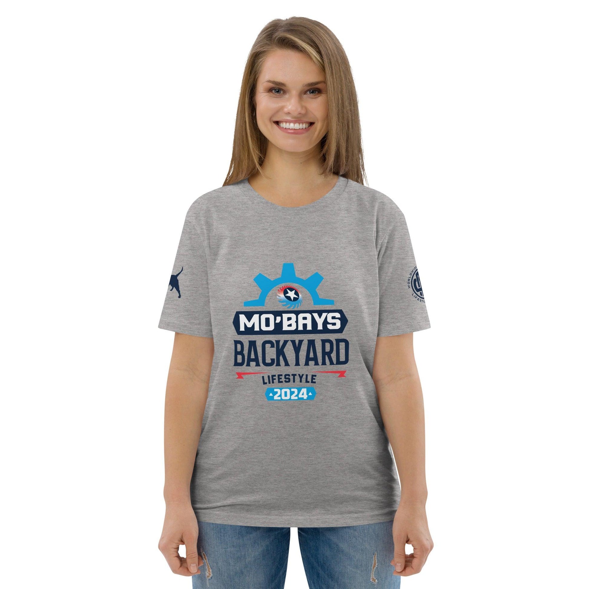 Gears Unisex Organic Tee (Light Color) - Mo'Bays Backyard