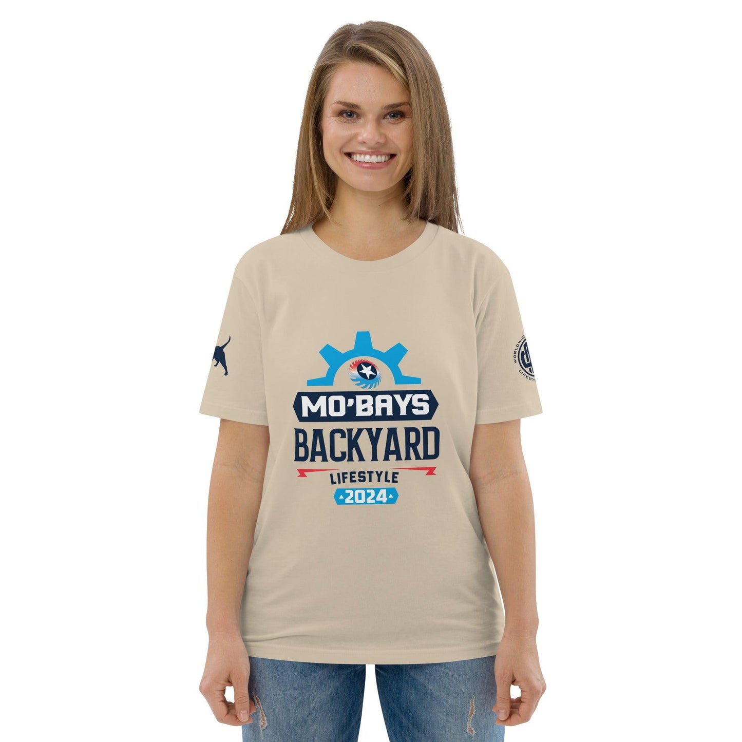 Gears Unisex Organic Tee (Light Color) - Mo'Bays Backyard