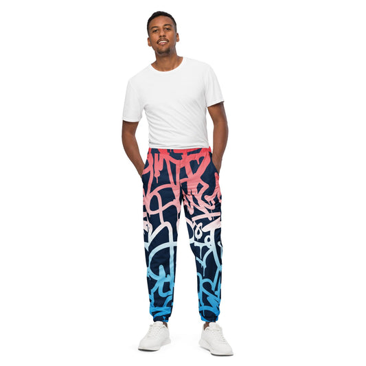 Graffiti Dark Unisex Track Pants - Mo'Bays Backyard