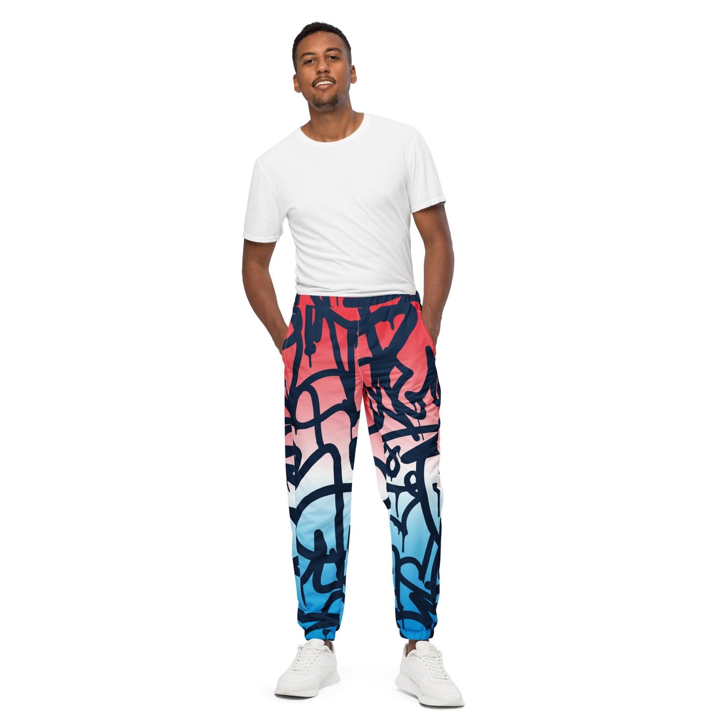 Graffiti Light Unisex Track Pants - Mo'Bays Backyard