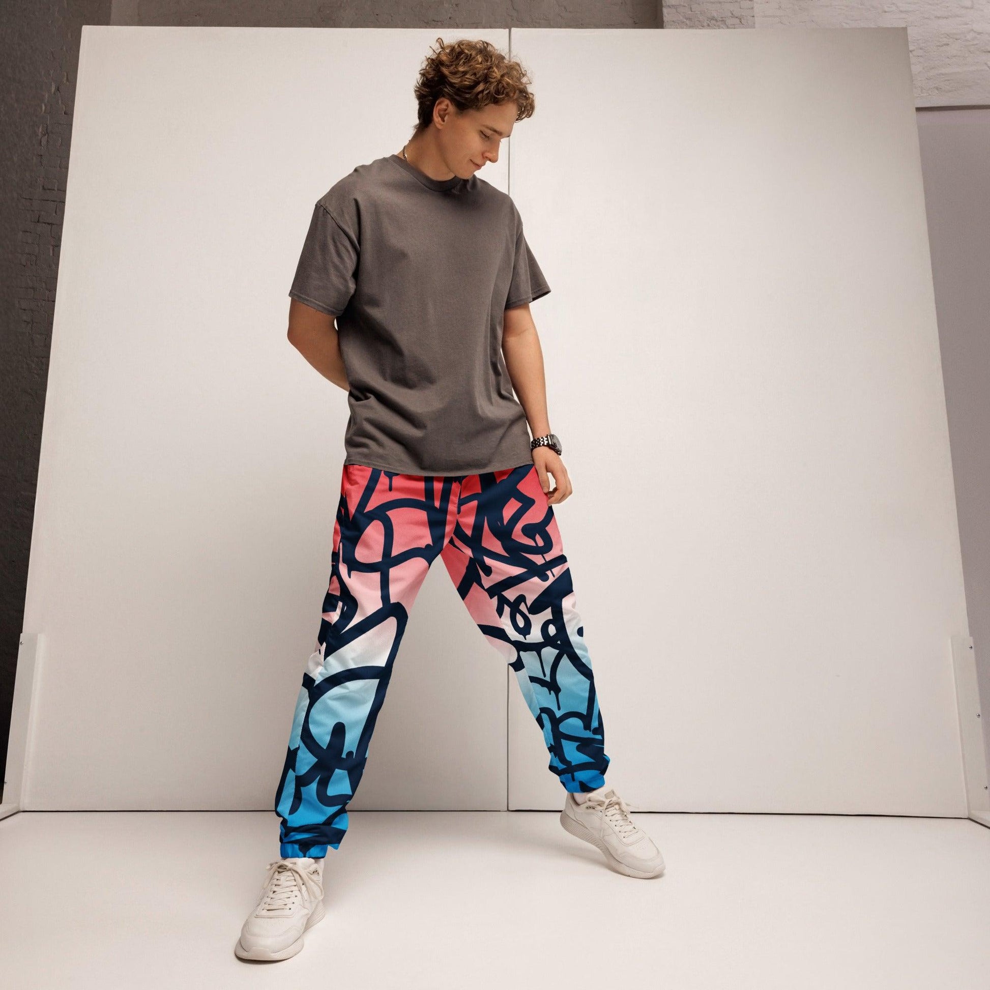 Graffiti Light Unisex Track Pants - Mo'Bays Backyard