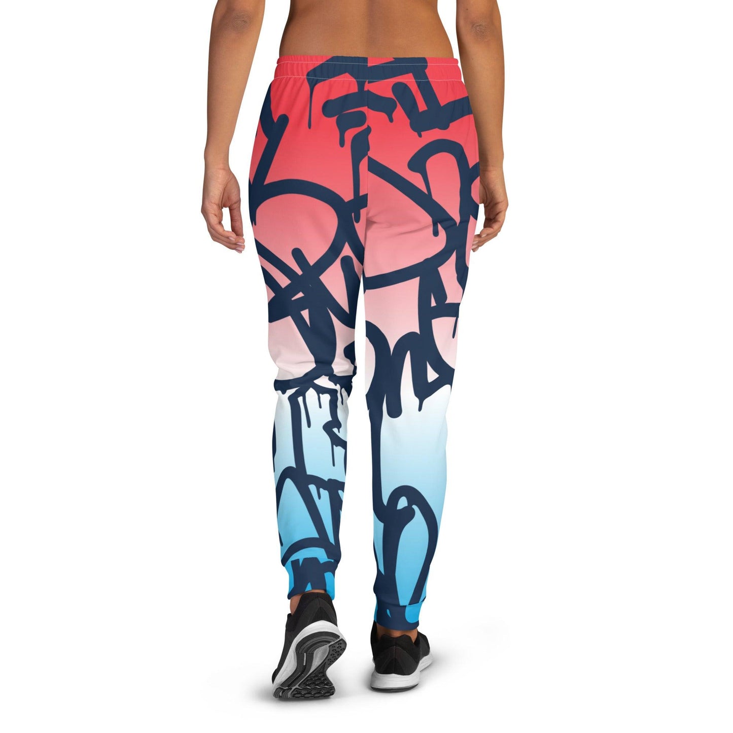 Graffiti Red Light Women's Joggers - Mo'Bays Backyard