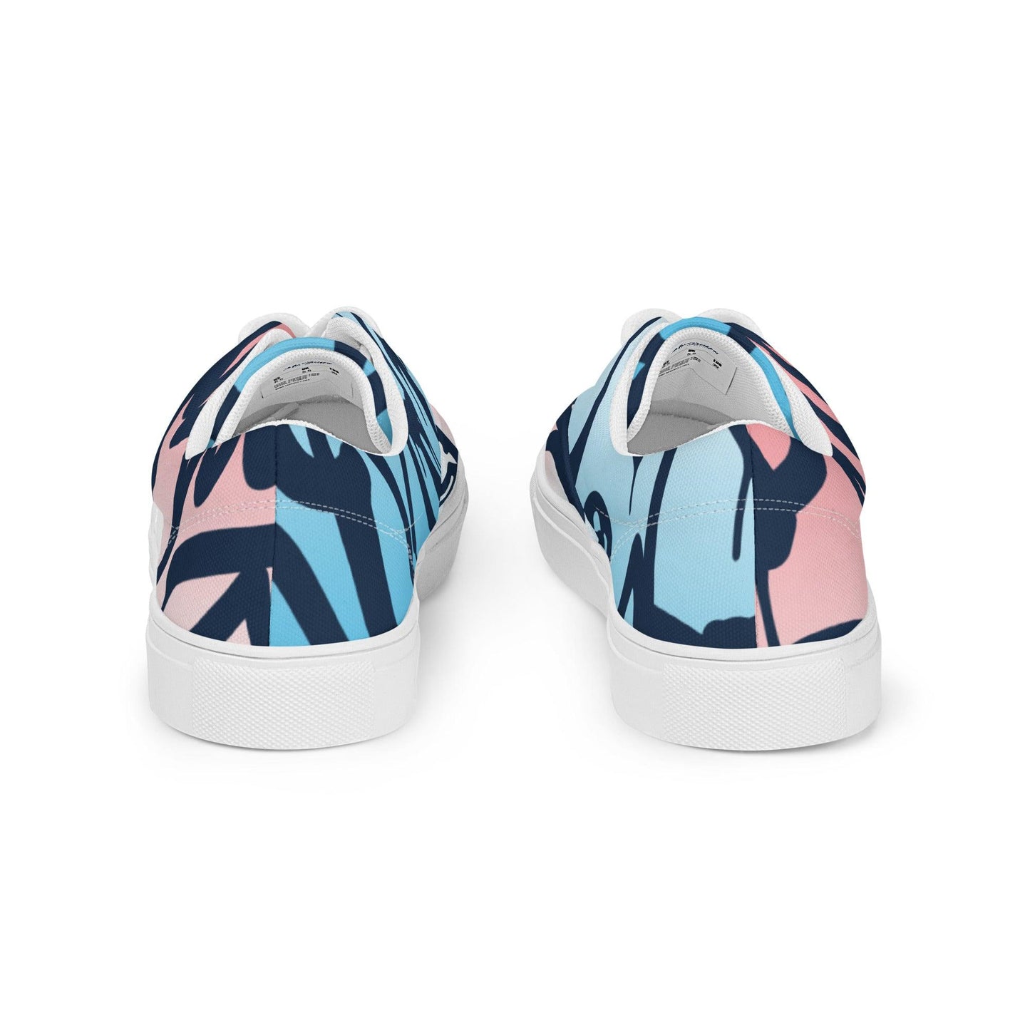 Graffiti White Light Men’s Low Top Canvas Shoes - Mo'Bays Backyard