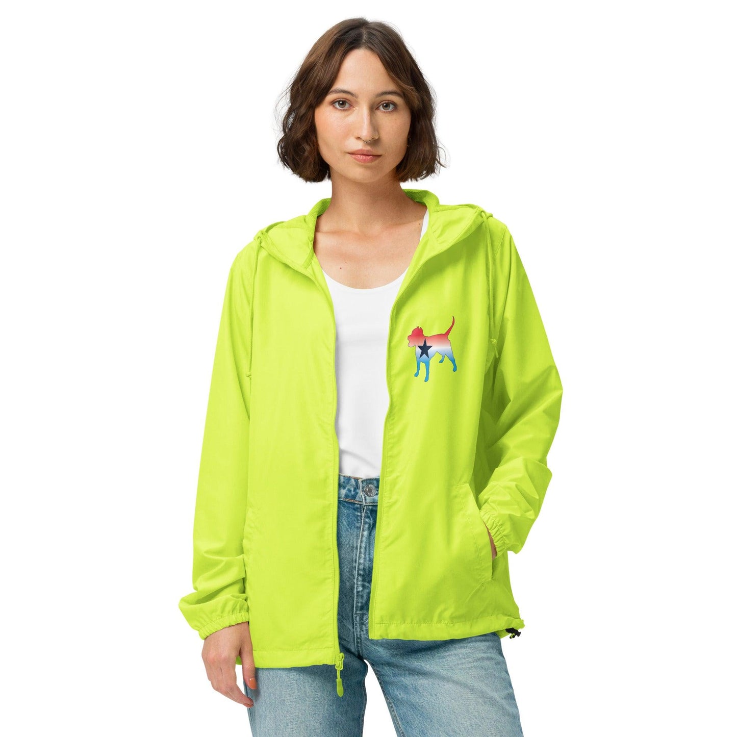 Headshot Unisex Lightweight Zip-Up Windbreaker Jacket - Mo'Bays Backyard