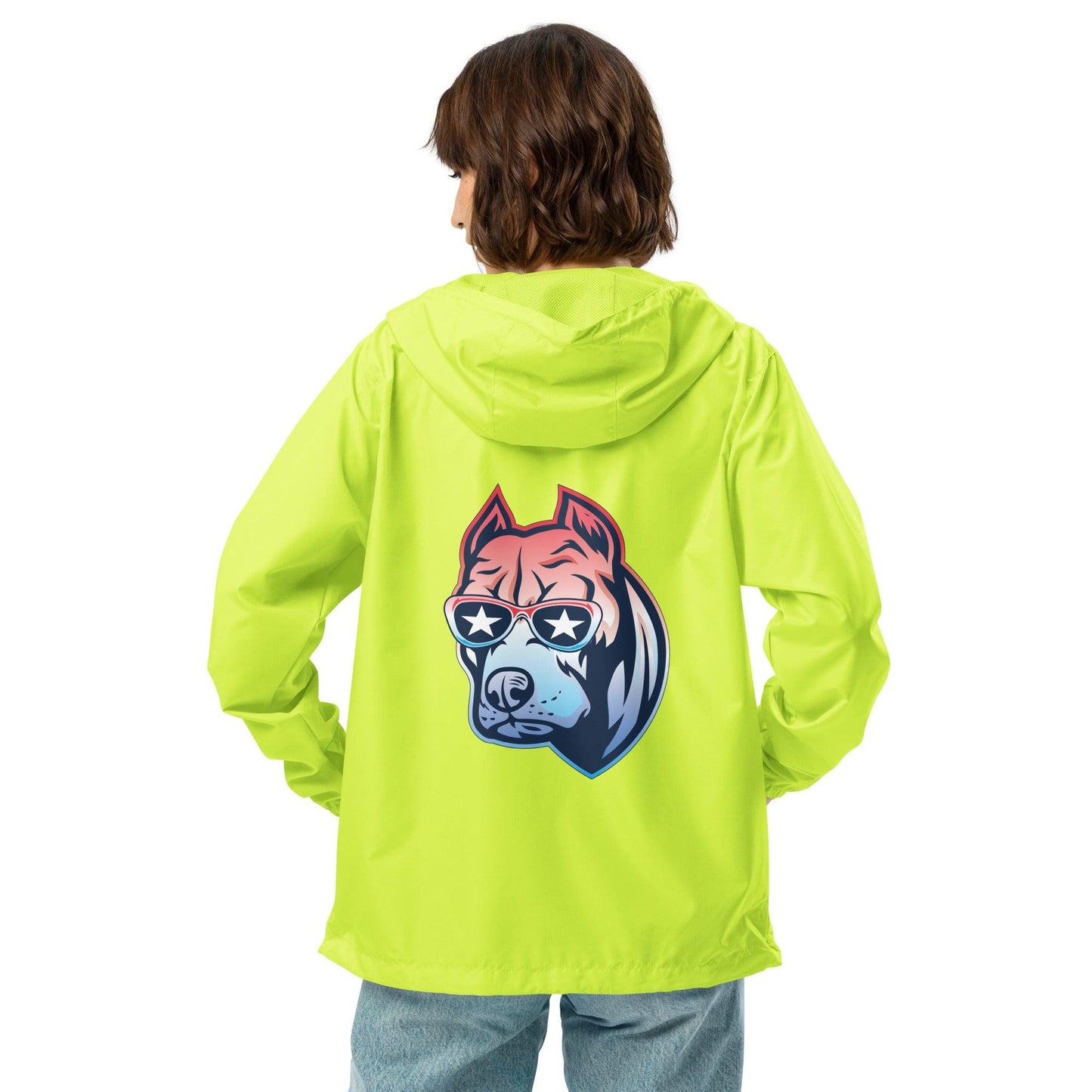 Headshot Unisex Lightweight Zip-Up Windbreaker Jacket - Mo'Bays Backyard