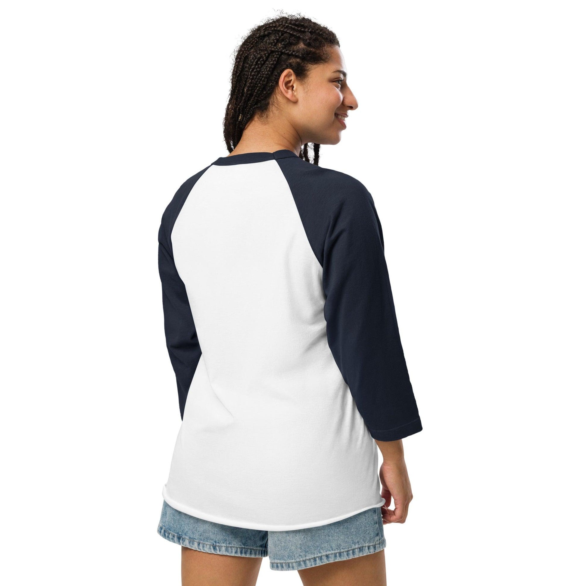 Hexagon 3/4 Sleeve Raglan Shirt - Mo'Bays Backyard