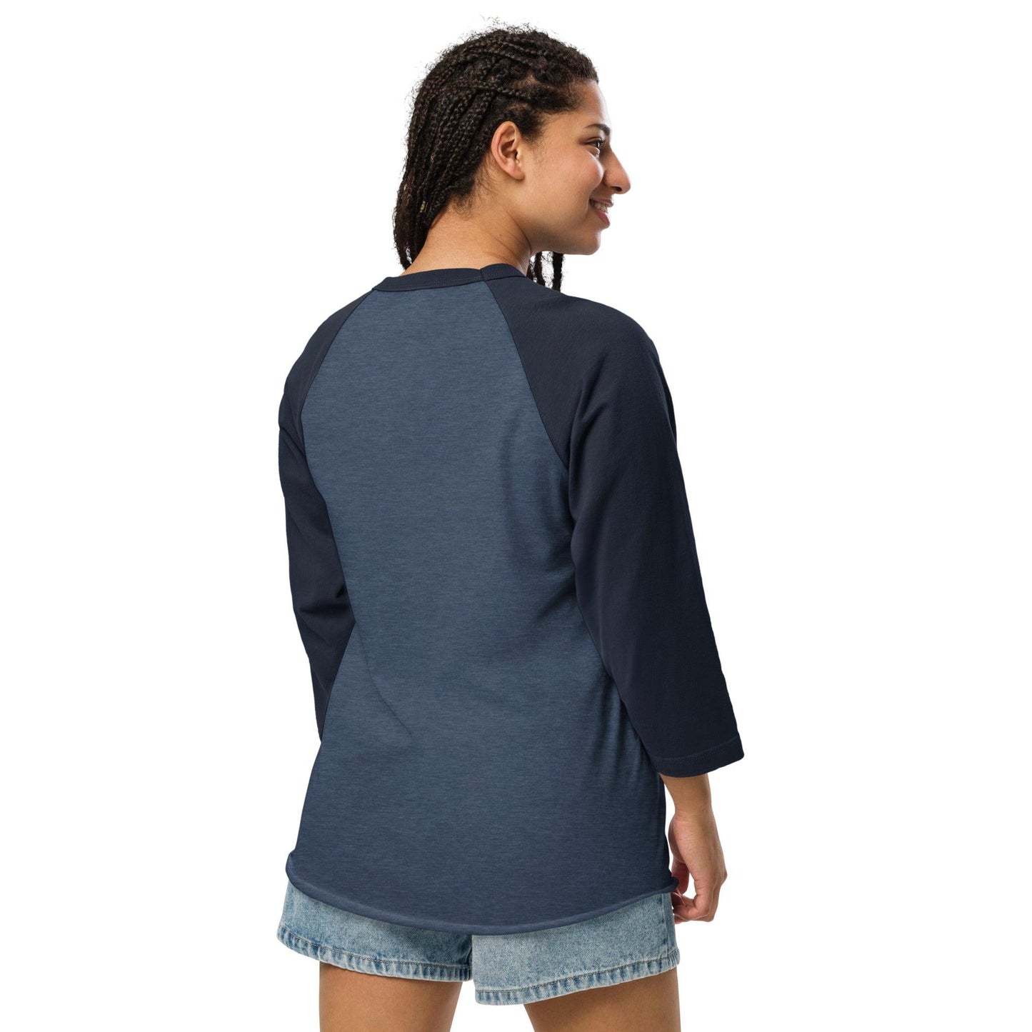 Hexagon 3/4 Sleeve Raglan Shirt - Mo'Bays Backyard