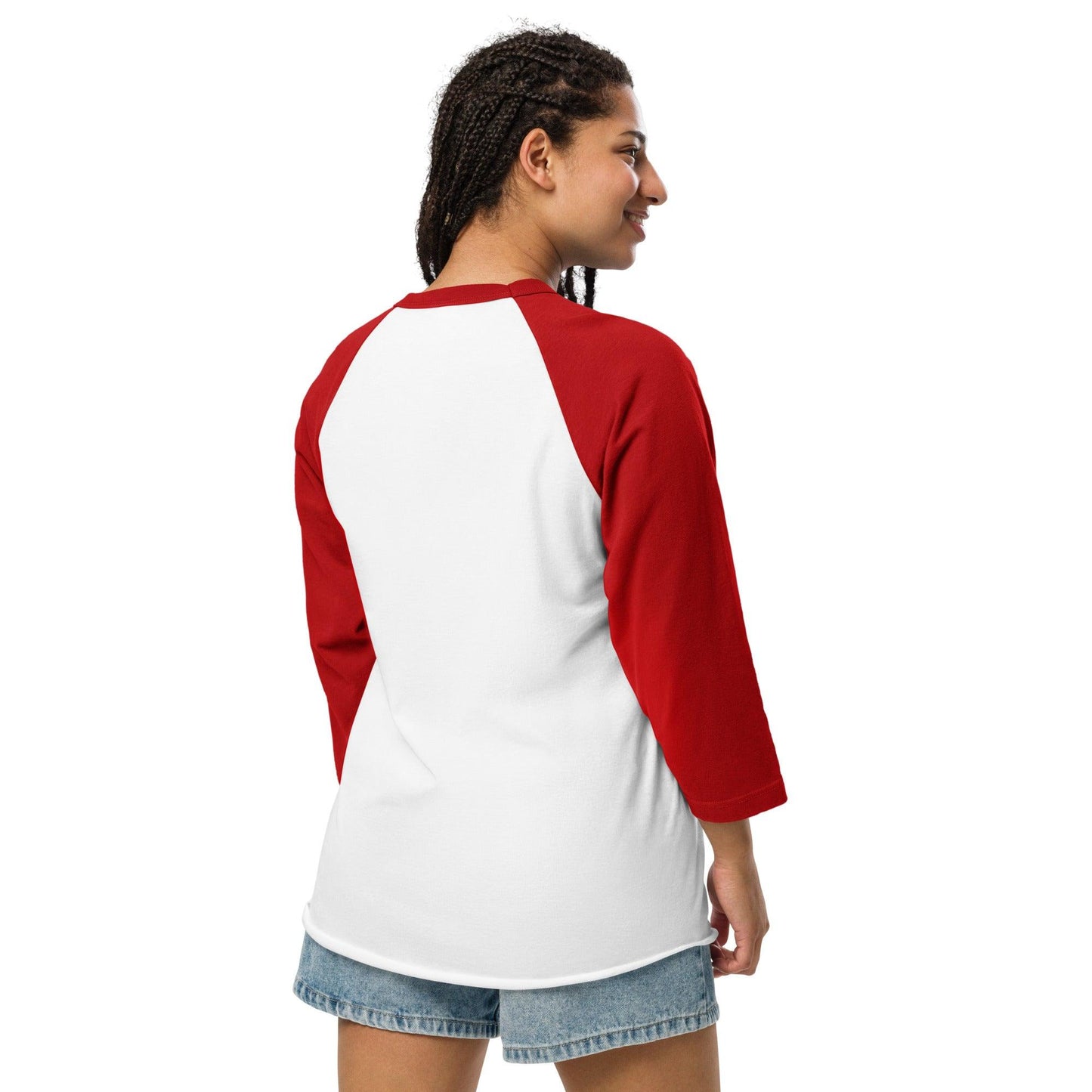 Hexagon Two 3/4 Sleeve Raglan Shirt - Mo'Bays Backyard