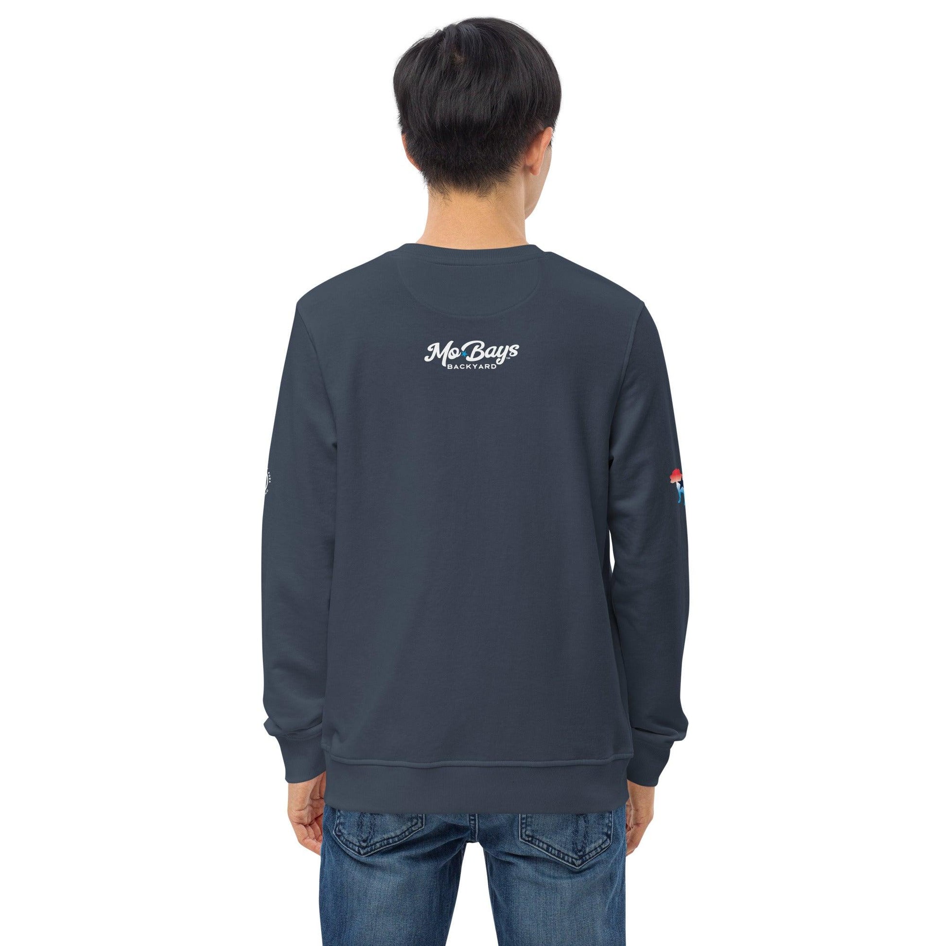 Hexagon Two Unisex Organic Sweatshirt - Mo'Bays Backyard