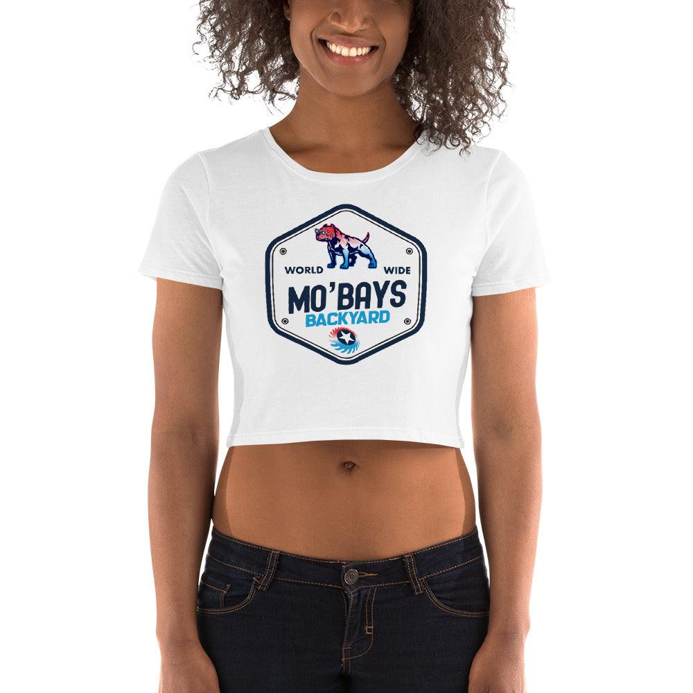 Hexagon Two Women’s Crop Tee - Mo'Bays Backyard