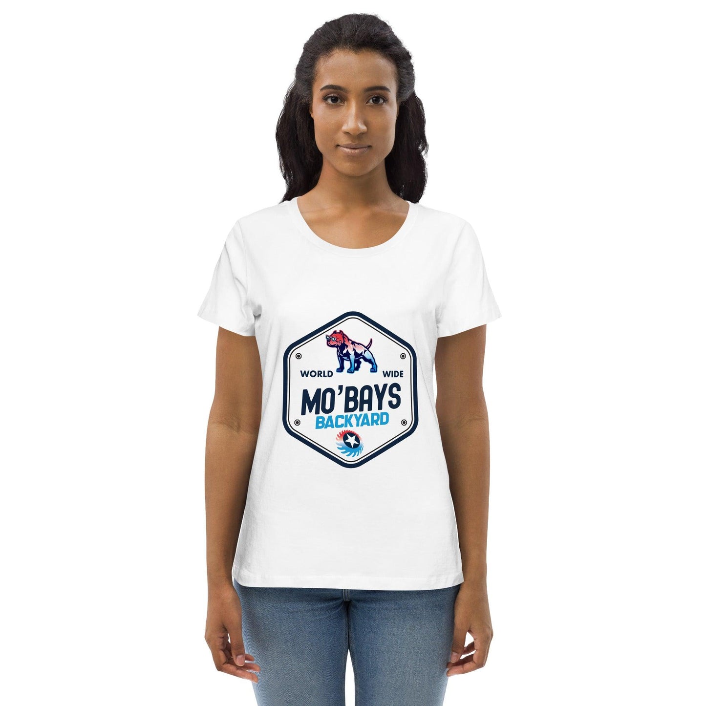 Hexagon Two Women's Organic Tee - Mo'Bays Backyard