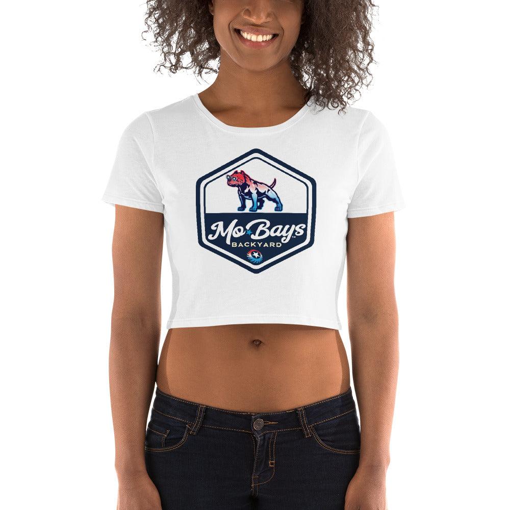 Hexagon Women’s Crop Tee - Mo'Bays Backyard