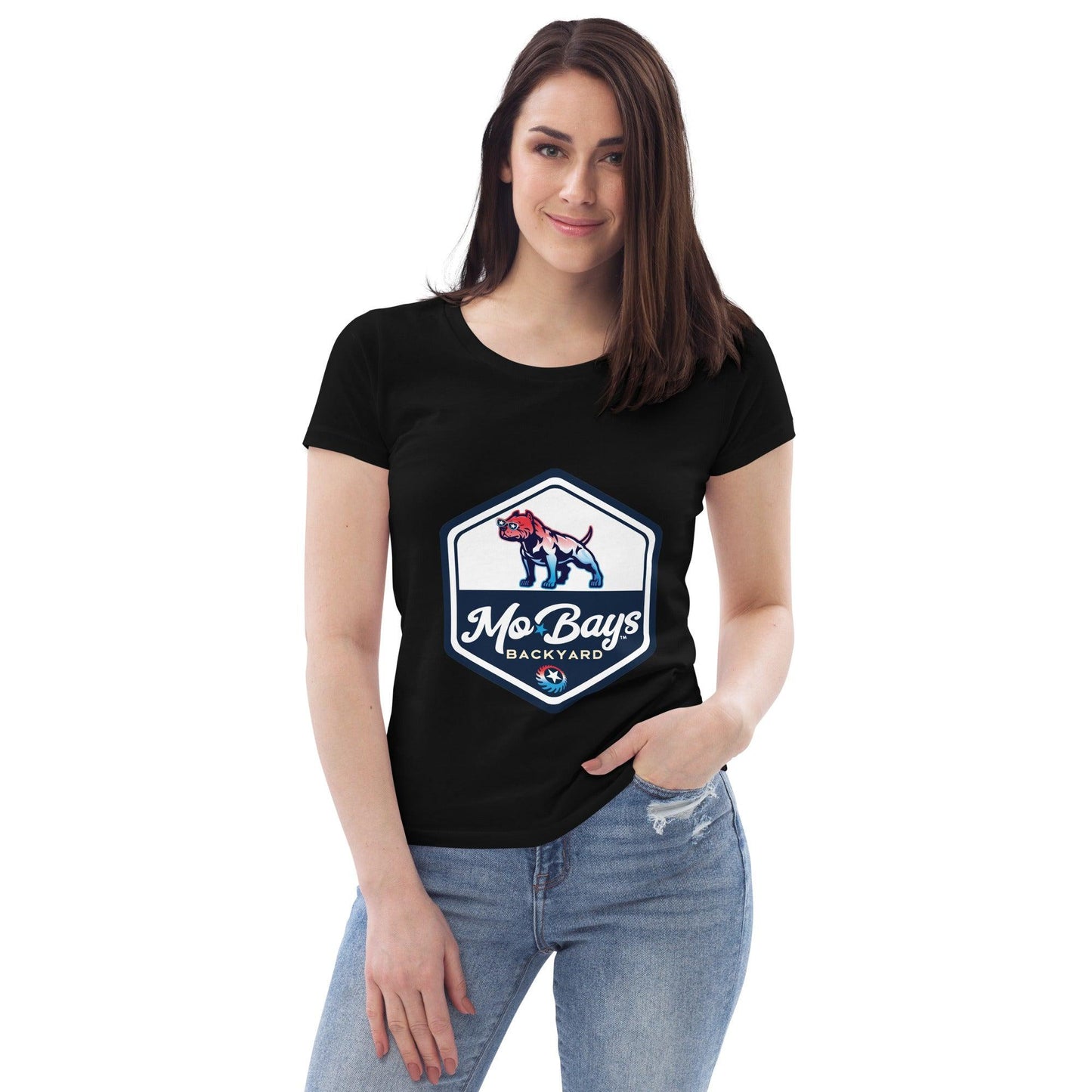 Hexagon Women's Organic Tee - Mo'Bays Backyard