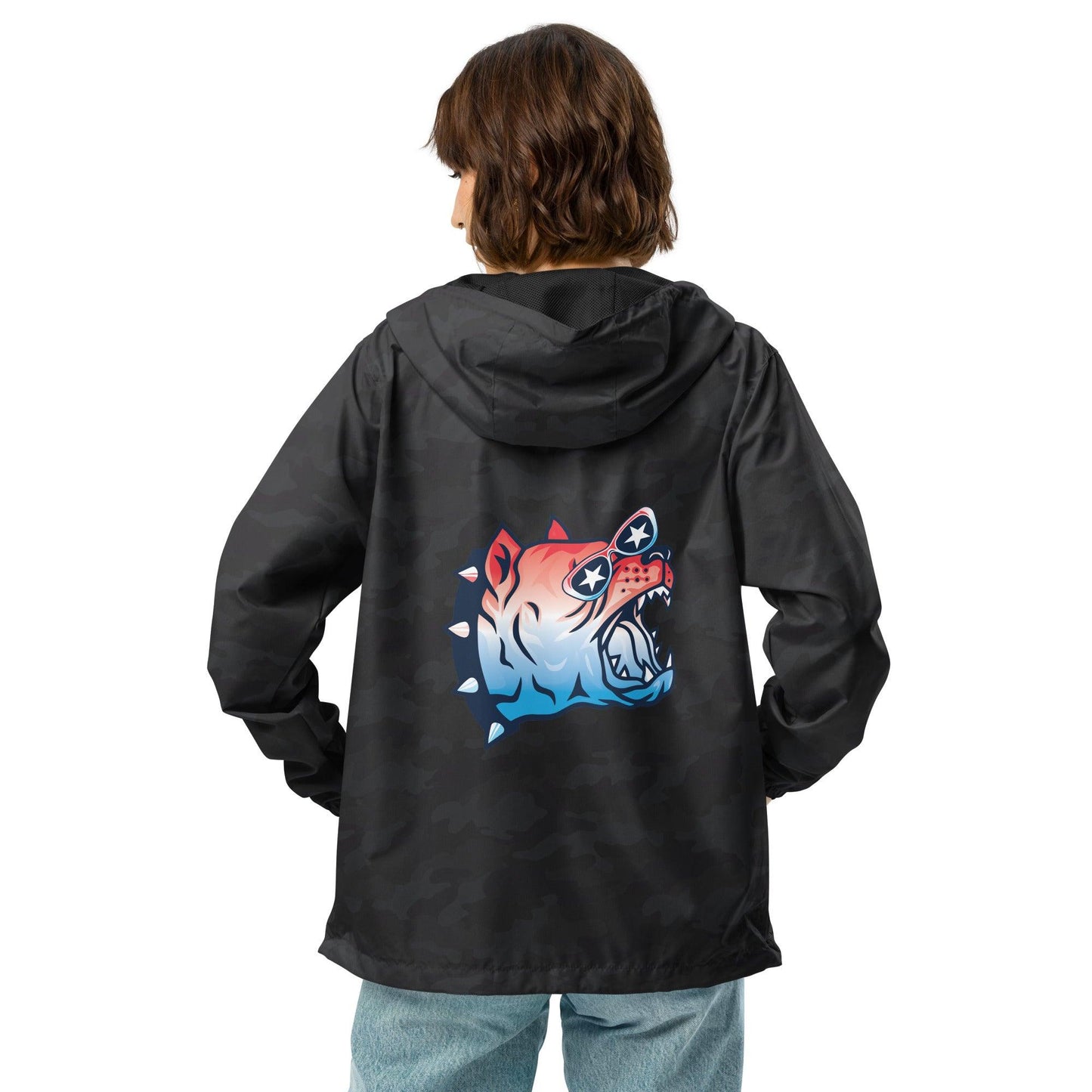 Howling Unisex Lightweight Zip-Up Windbreaker Jacket - Mo'Bays Backyard