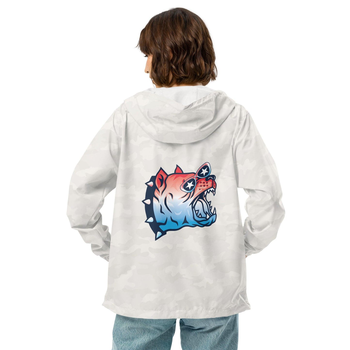 Howling Unisex Lightweight Zip-Up Windbreaker Jacket - Mo'Bays Backyard