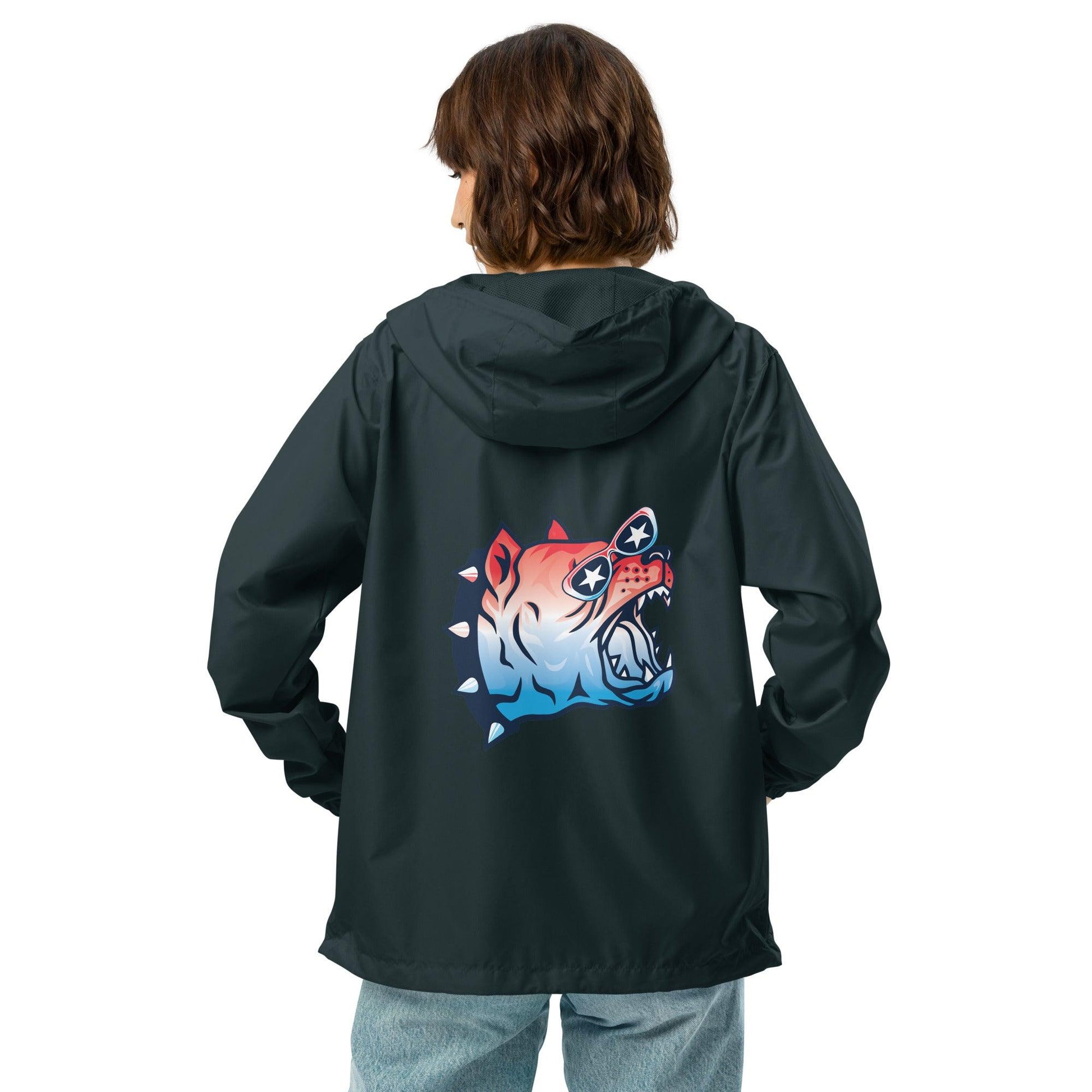 Howling Unisex Lightweight Zip-Up Windbreaker Jacket - Mo'Bays Backyard