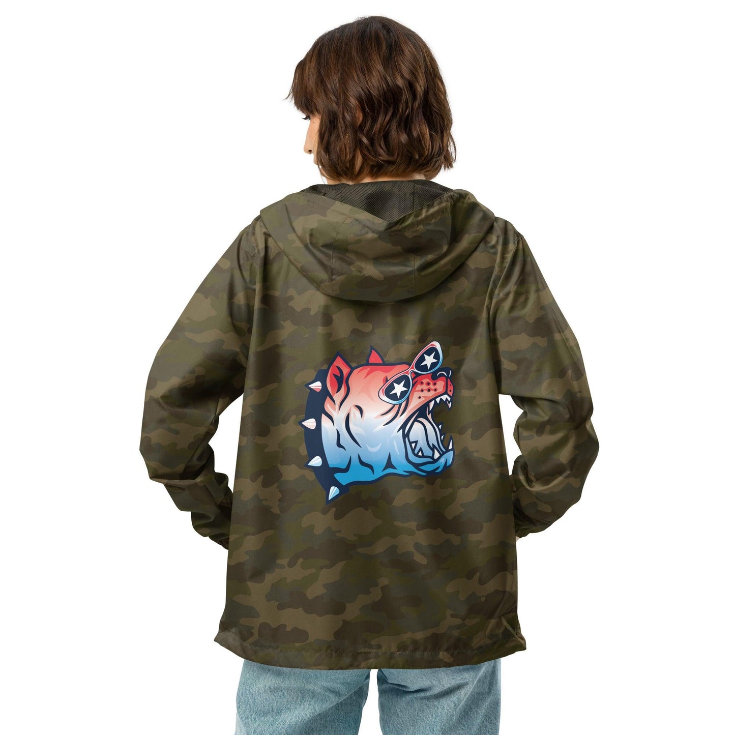 Howling Unisex Lightweight Zip-Up Windbreaker Jacket - Mo'Bays Backyard