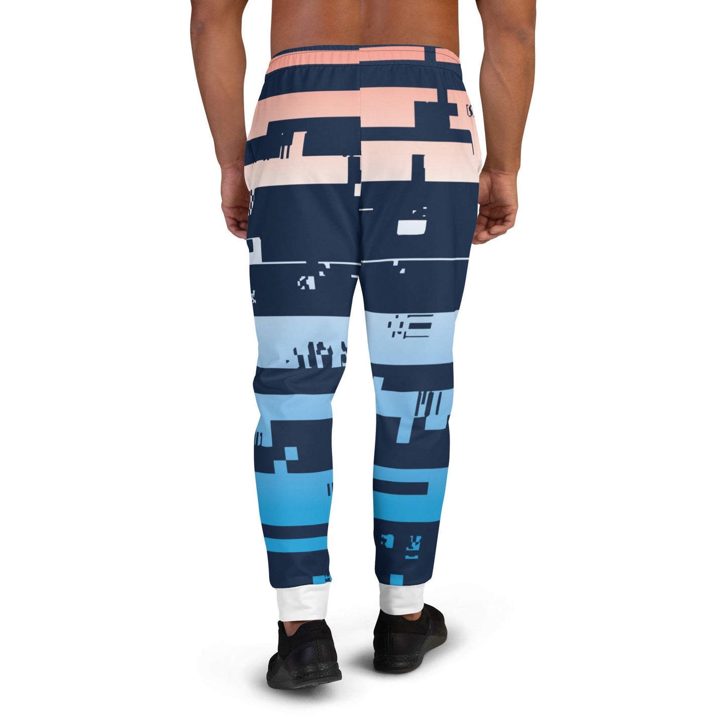 Noise Blue Dark Men's Joggers - Mo'Bays Backyard