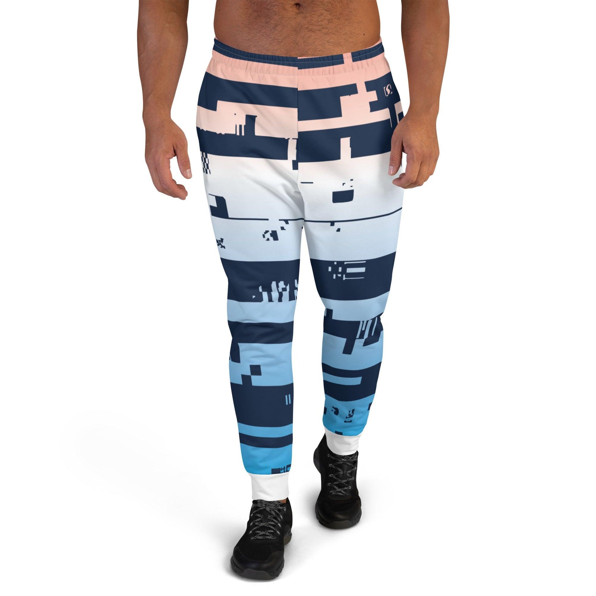 Noise Blue Light Men's Joggers - Mo'Bays Backyard