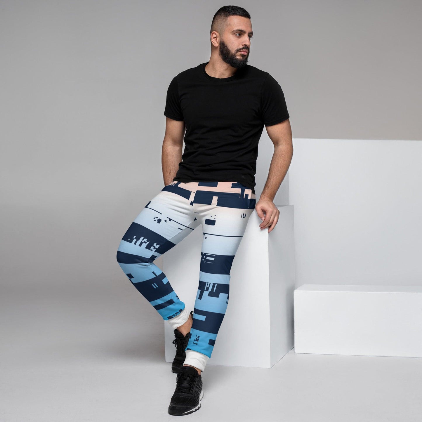 Noise Blue Light Men's Joggers - Mo'Bays Backyard