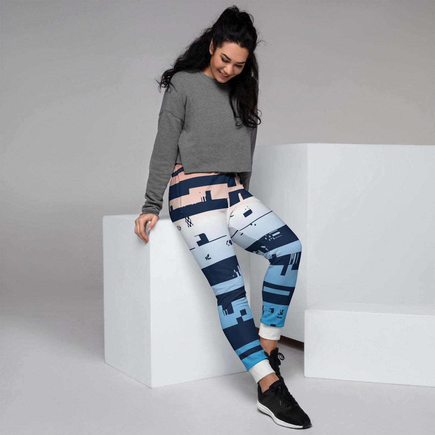 NoIse Blue Light Women's Joggers - Mo'Bays Backyard