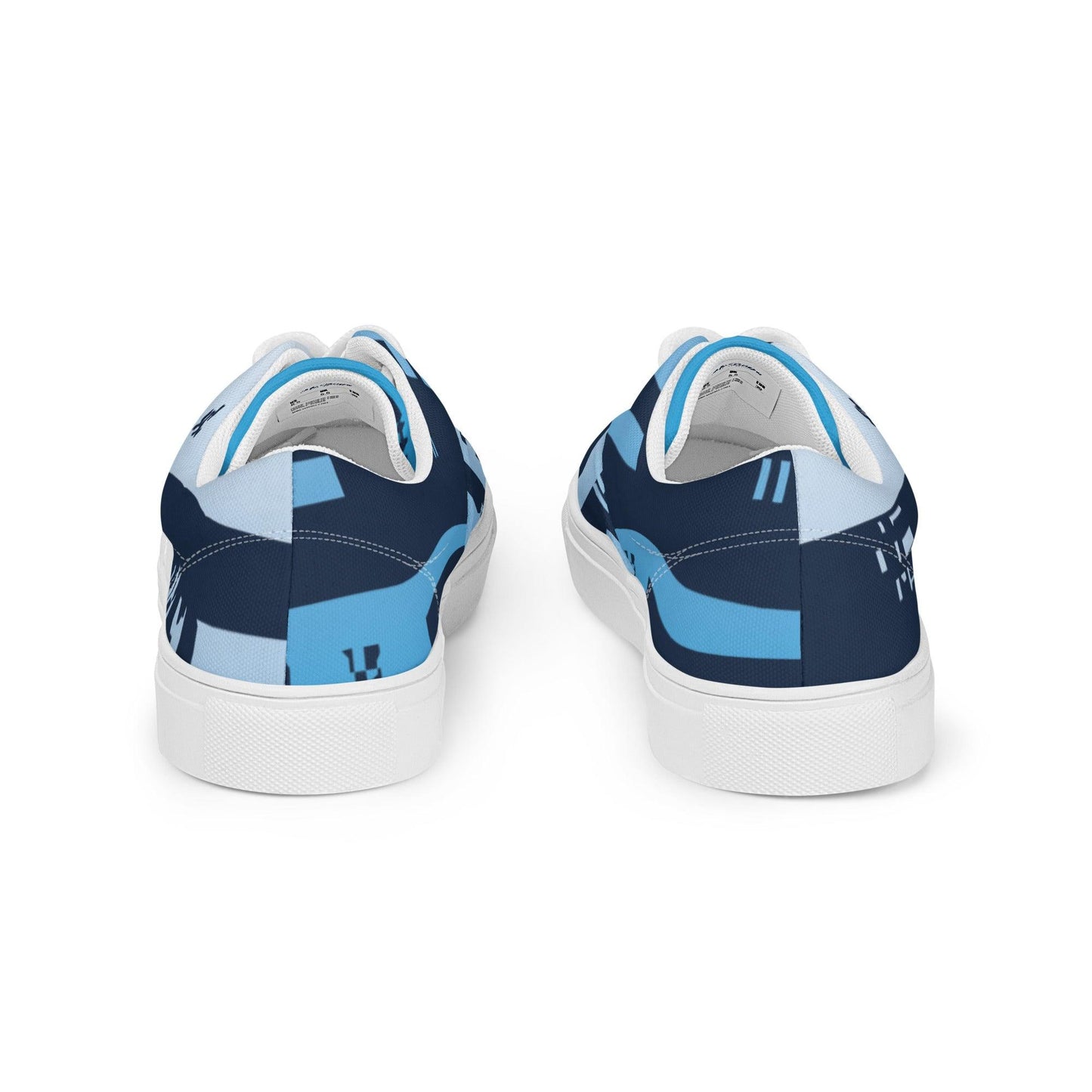 Noise Blue Light Women’s Low Top Canvas Shoes - Mo'Bays Backyard