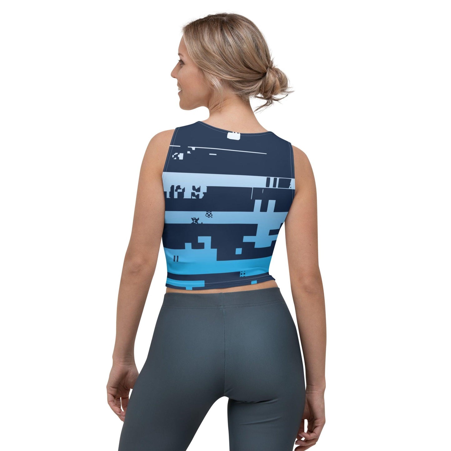 Noise Blue Light Women's Organic Crop Top - Mo'Bays Backyard