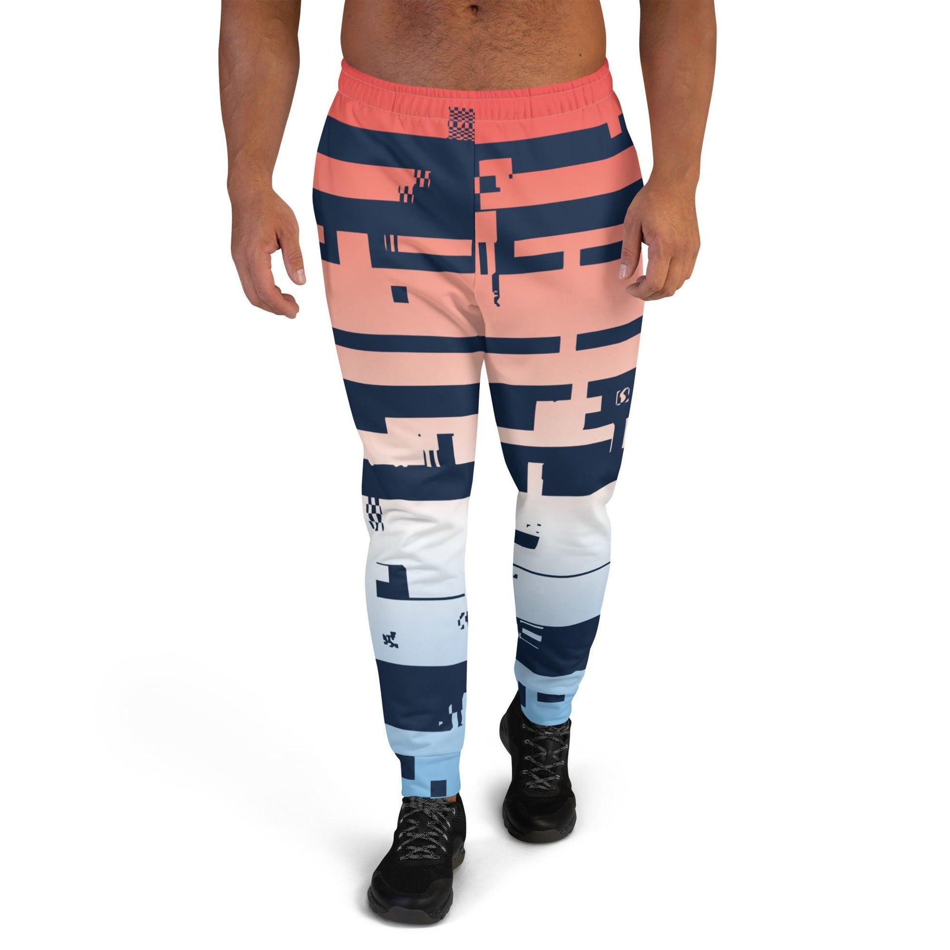 Noise Red Light Men's Joggers - Mo'Bays Backyard